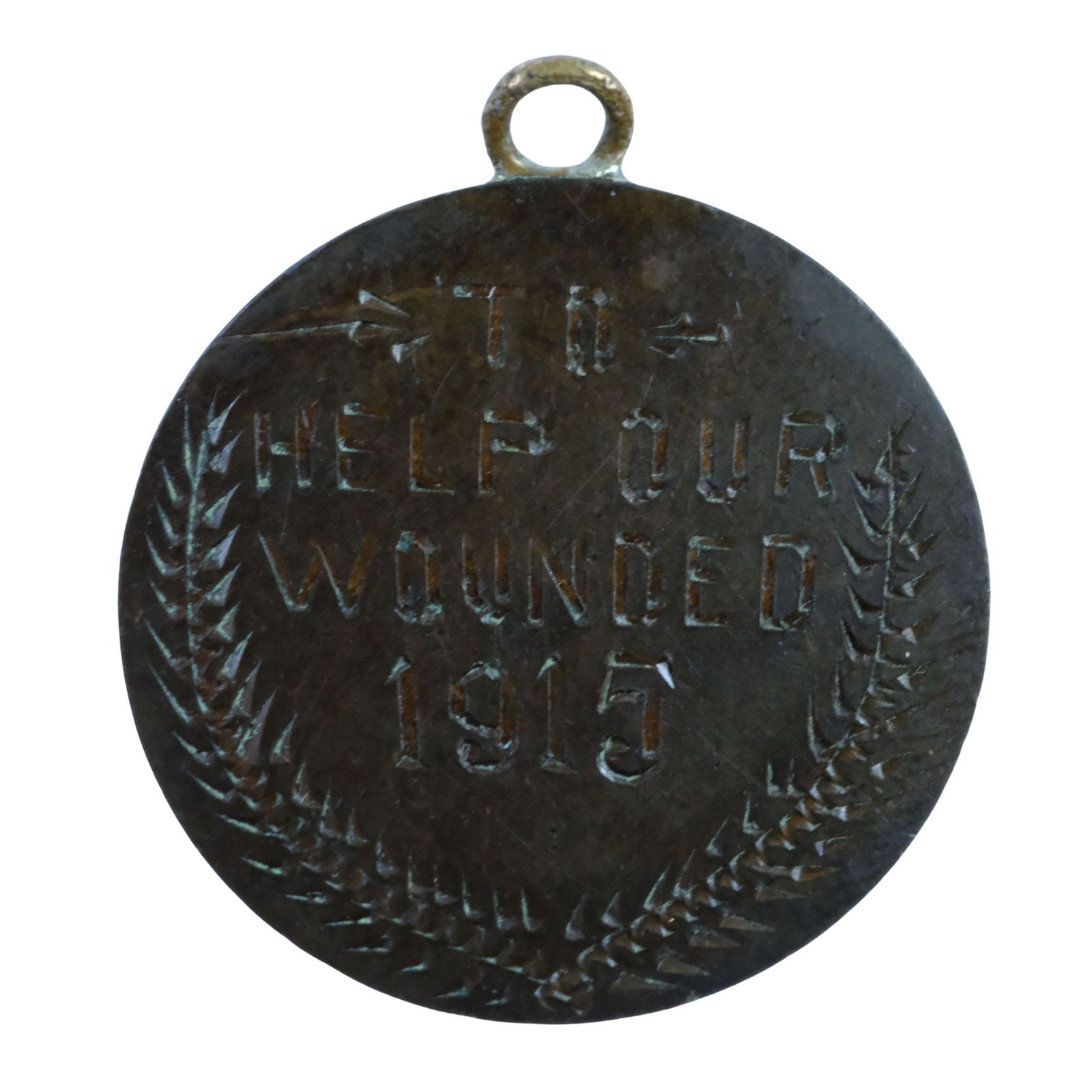 Australia - WWI Hand-engraved Patriotic Medalet (1 of 2)