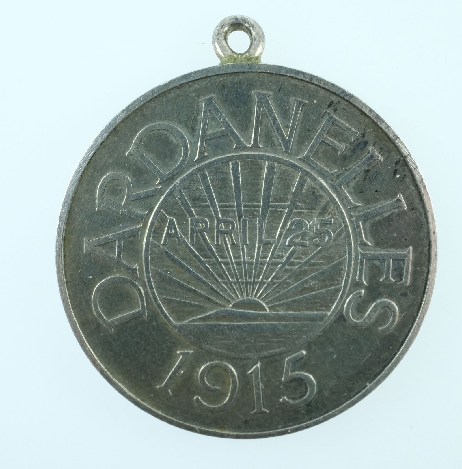Australia 1915 'Dardanelles - Imshi Yalla' Silver Medalet, about Uncirculated - 2
