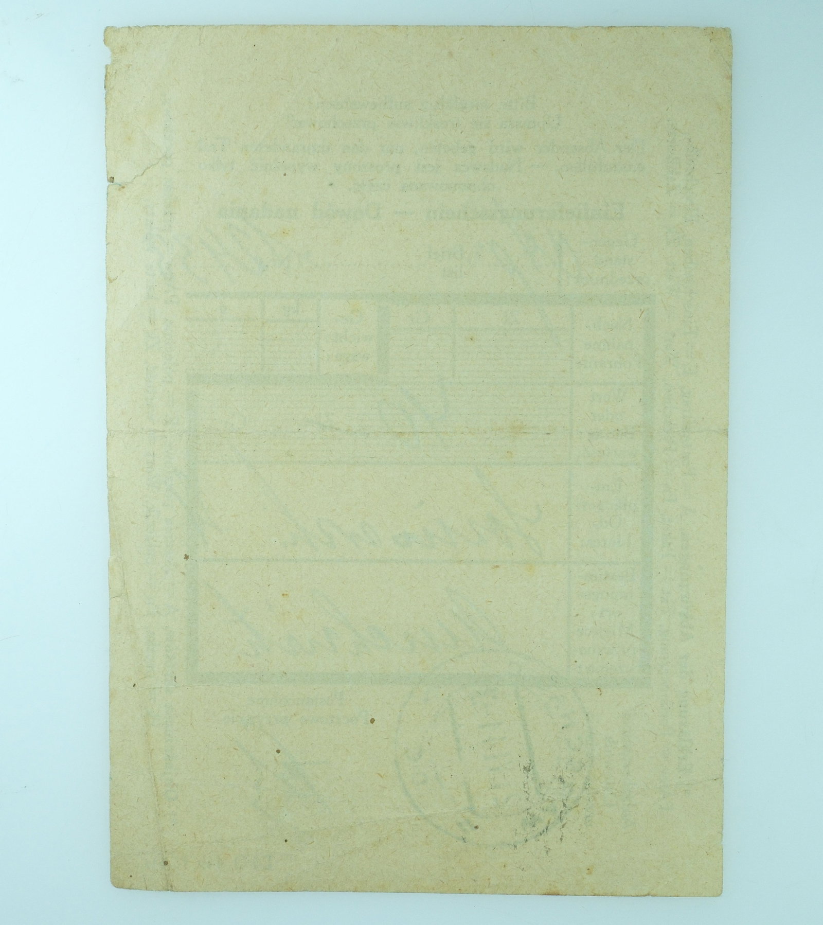 Germany WWII 1941 Postal Order receipt for 40 Groschen sent from Warsaw to Auschwitz, VF - 2