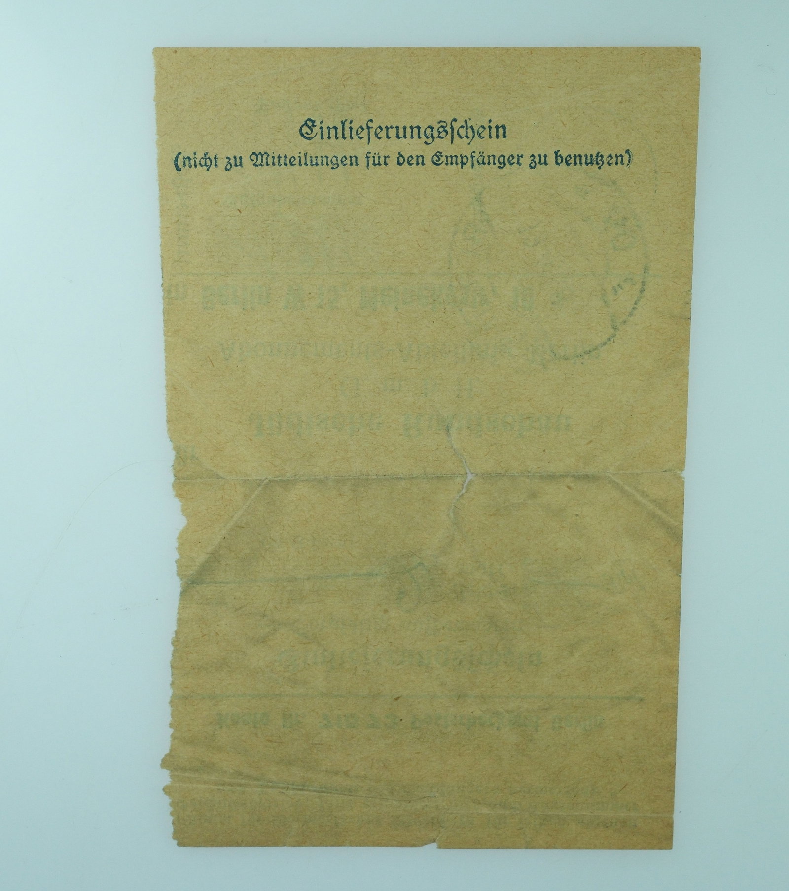 Germany WWII 1938 2 RM Subscription Receipt for the Judische Rundschau Newspaper, Fine details - 2