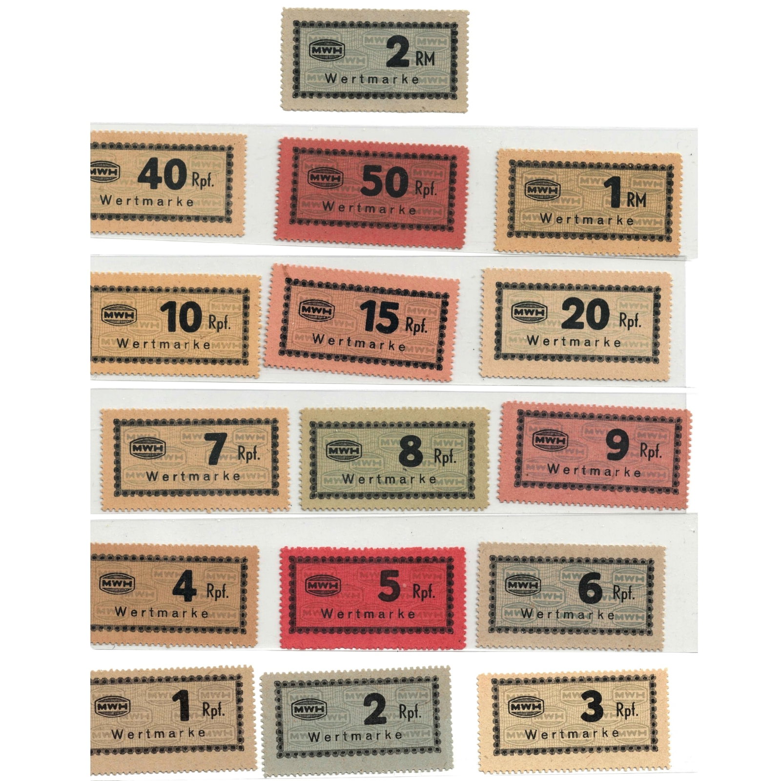 Czechoslovakia (German Occupation) Holleischen Concentration Subcamp (1941), 1 Rpf - 2Rm, Unc (16): Metallwerke Holleischen GmbH Munitions Factory in Holleischen was a subcamp of Flossenbürg Concentration Camp across the border in Germany. Medium Collectibles