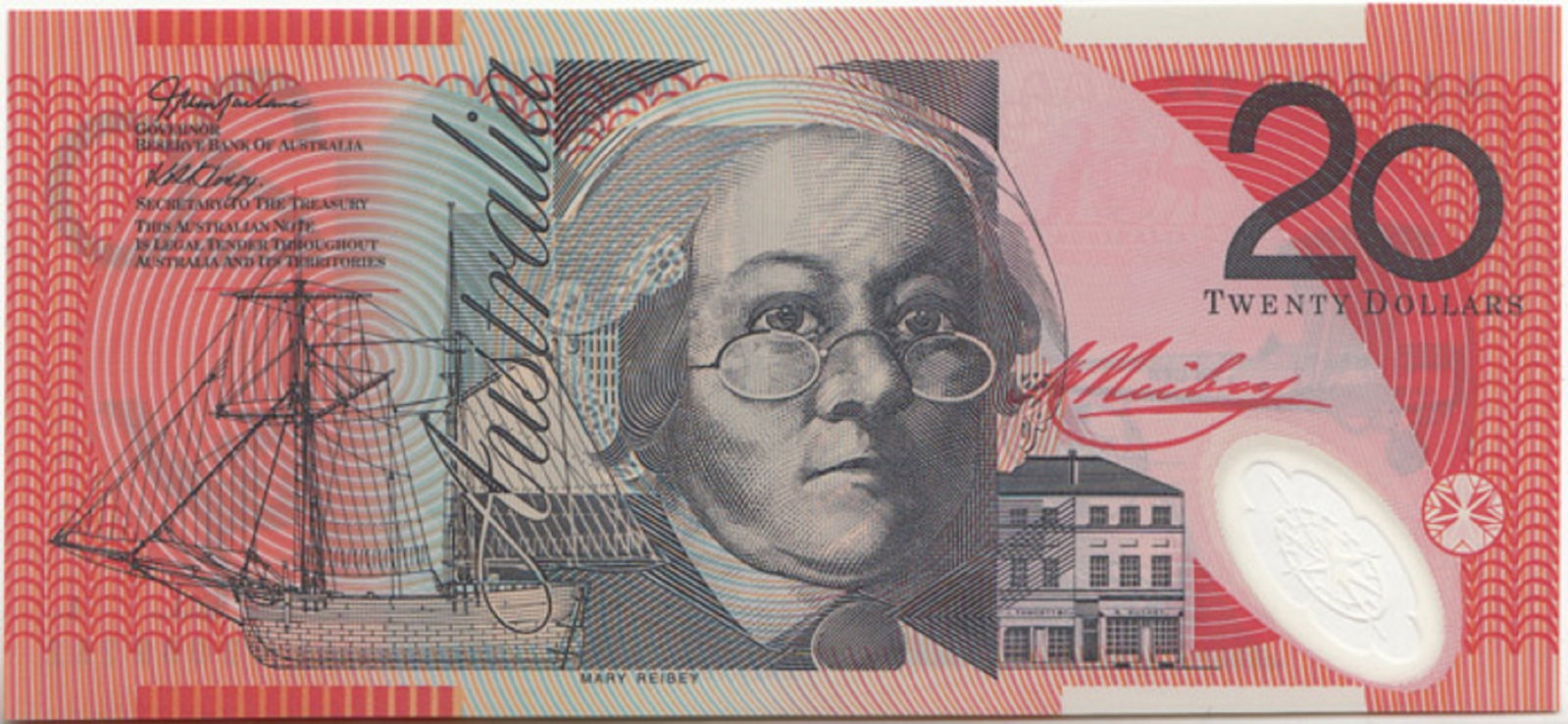 Australia 'Macfarlane - Henry' AA02 - First Prefix $20 (2002), Uncirculated - 2