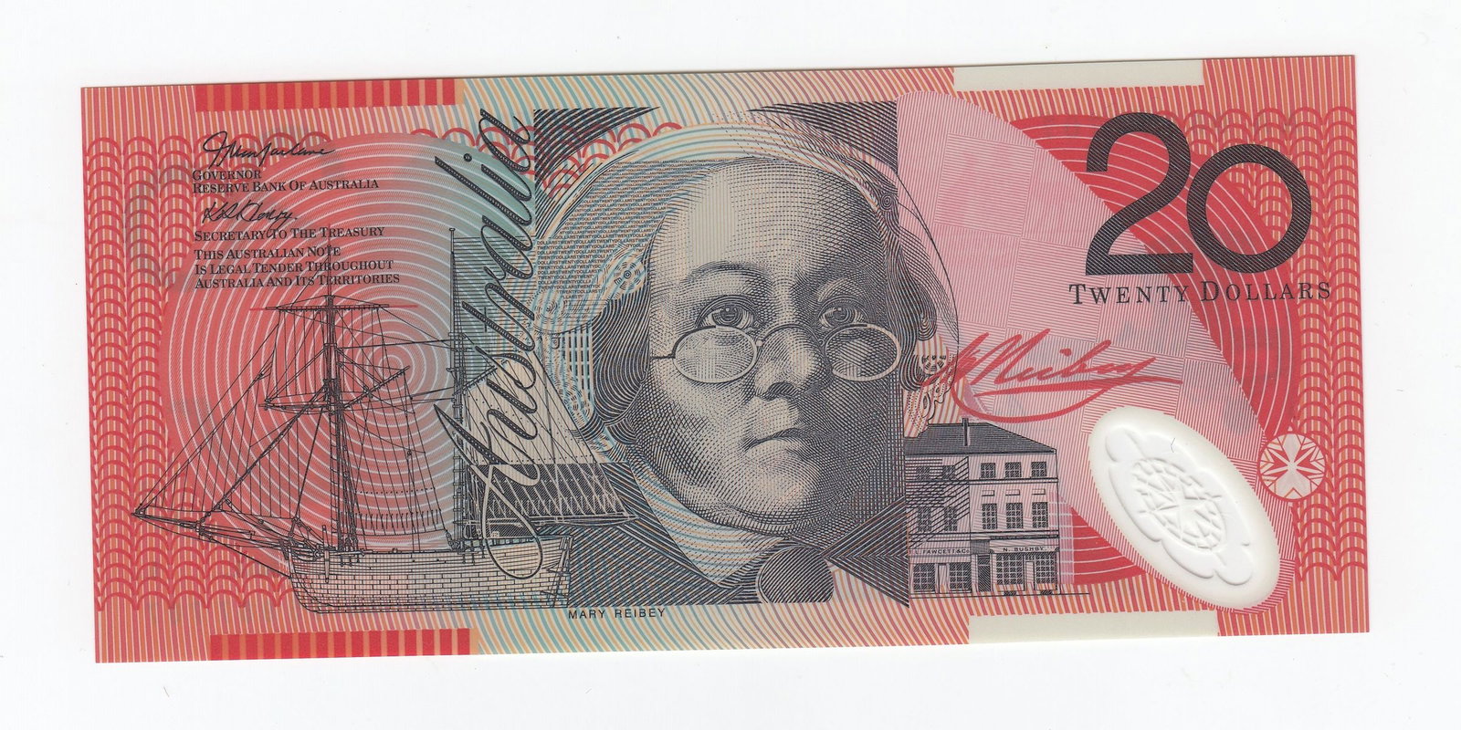 Australia 'Macfarlane - Henry' AA05 - First Prefix $20, Uncirculated - 2