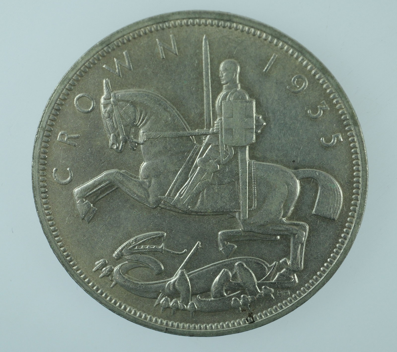 Great Britain 1935 Jubilee Silver (500) Crown, Extremely Fine (1 of 2)