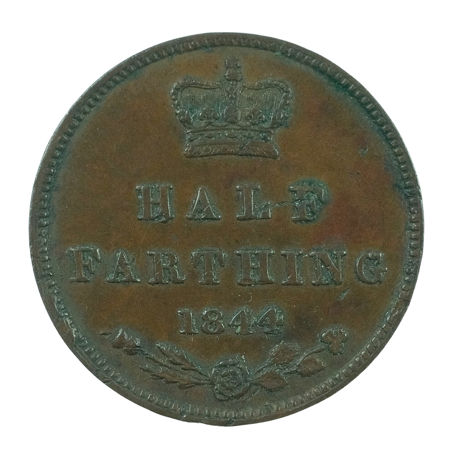 Great Britain 1844 Half Farthing, good Very Fine: Victoria Medium Collectibles