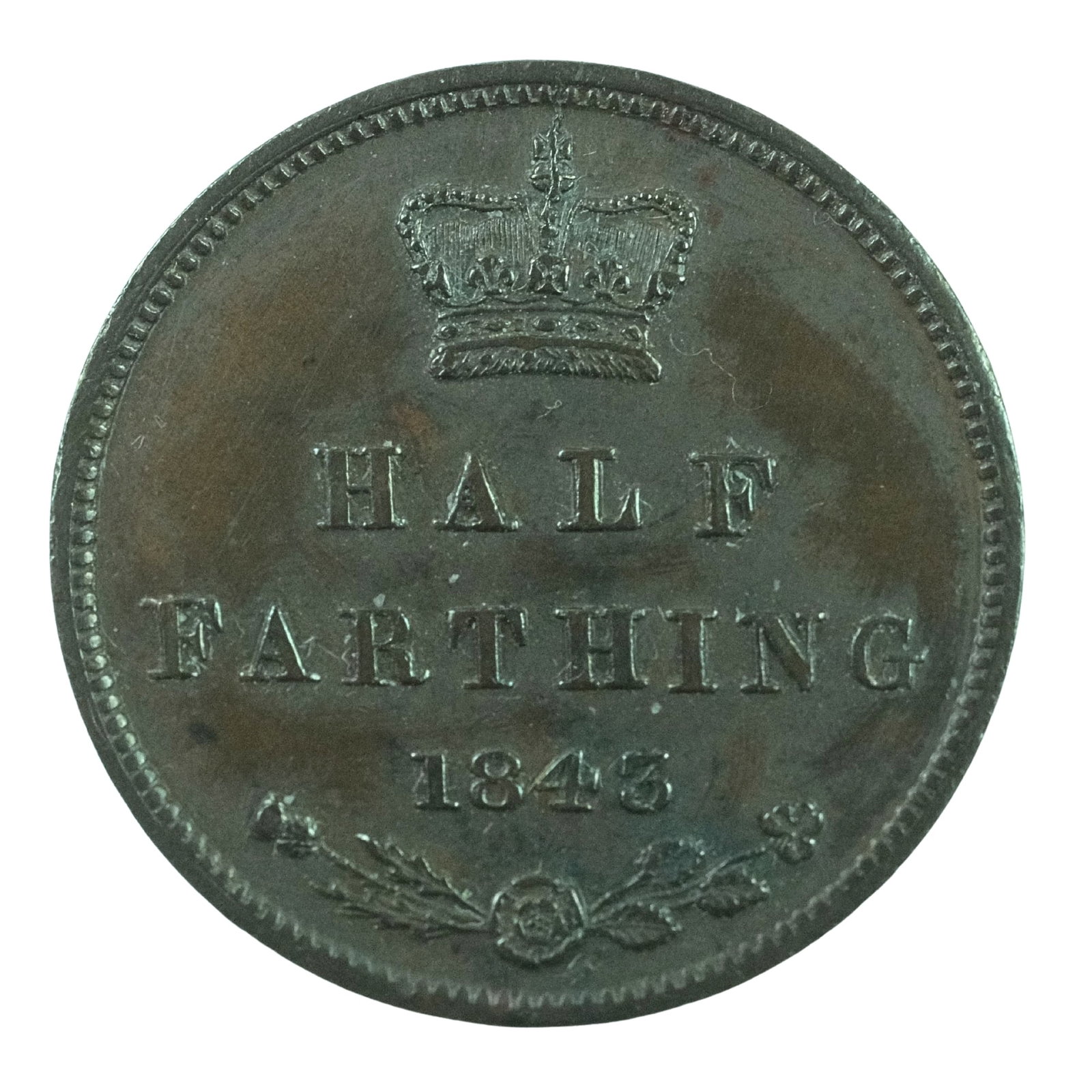 Great Britain 1843 Half Farthing, good Extremely Fine (1 of 2)