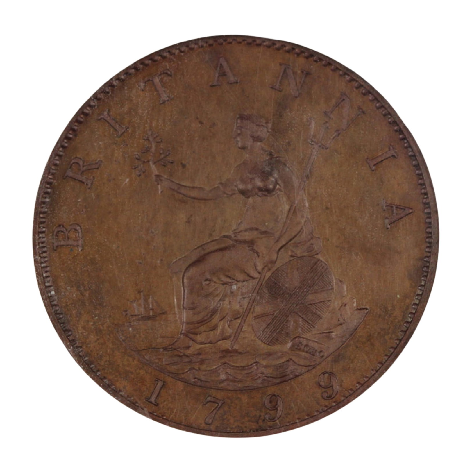 Great Britain 1799 Proof Restrike Halfpenny, NGC PF64 BN (5): . Medium Collectibles Provenance Ex the Boulton Family Collection Literature Boulton was the business partner of George Watt acknowledged as the inventor of the steam engine