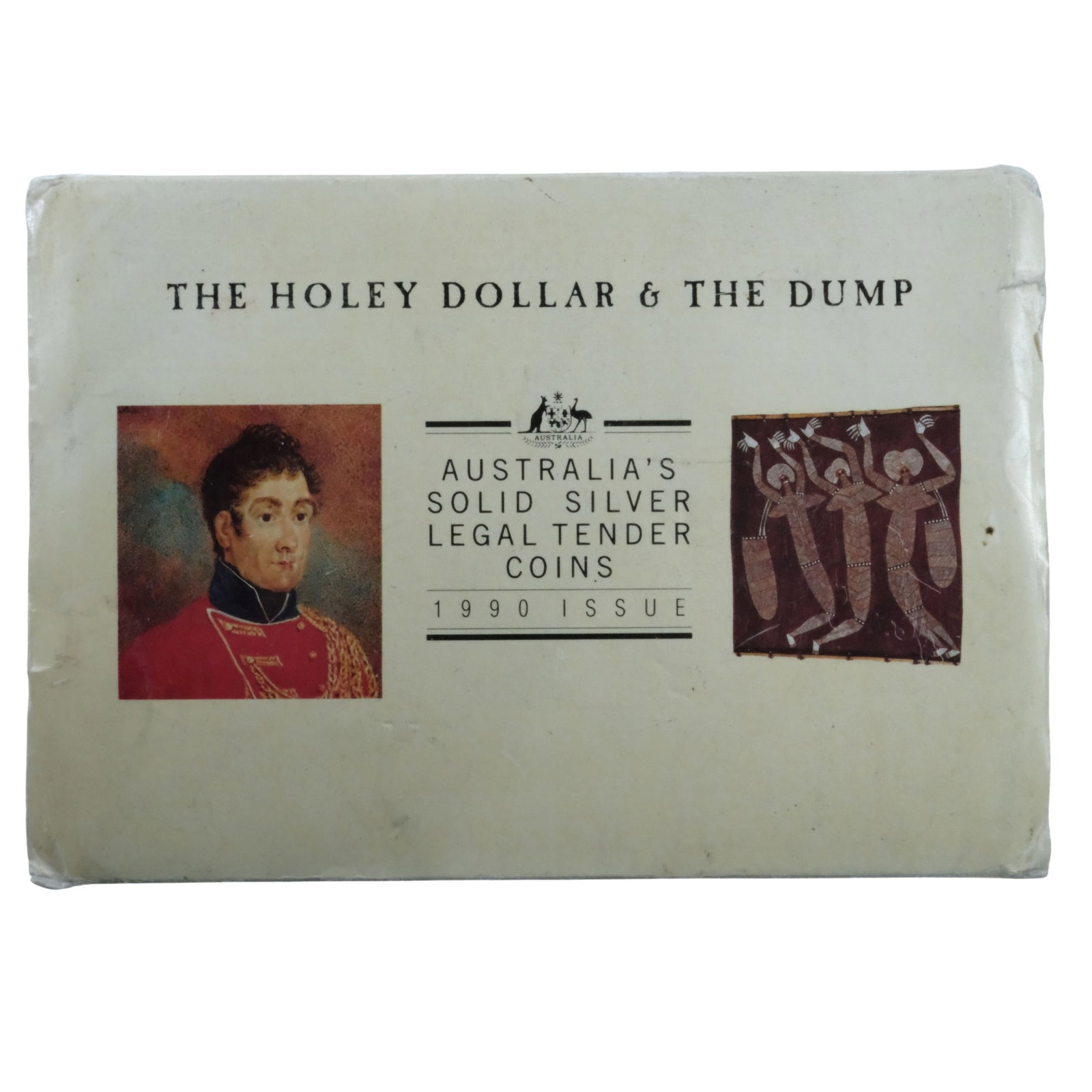 Australia 1990 'Holey Dollar and Dump' Proof Silver (999) $1 & 25c, FDC: No outer Size ASW 1.25 Troy oz Condition No outer packaging Medium Collectibles