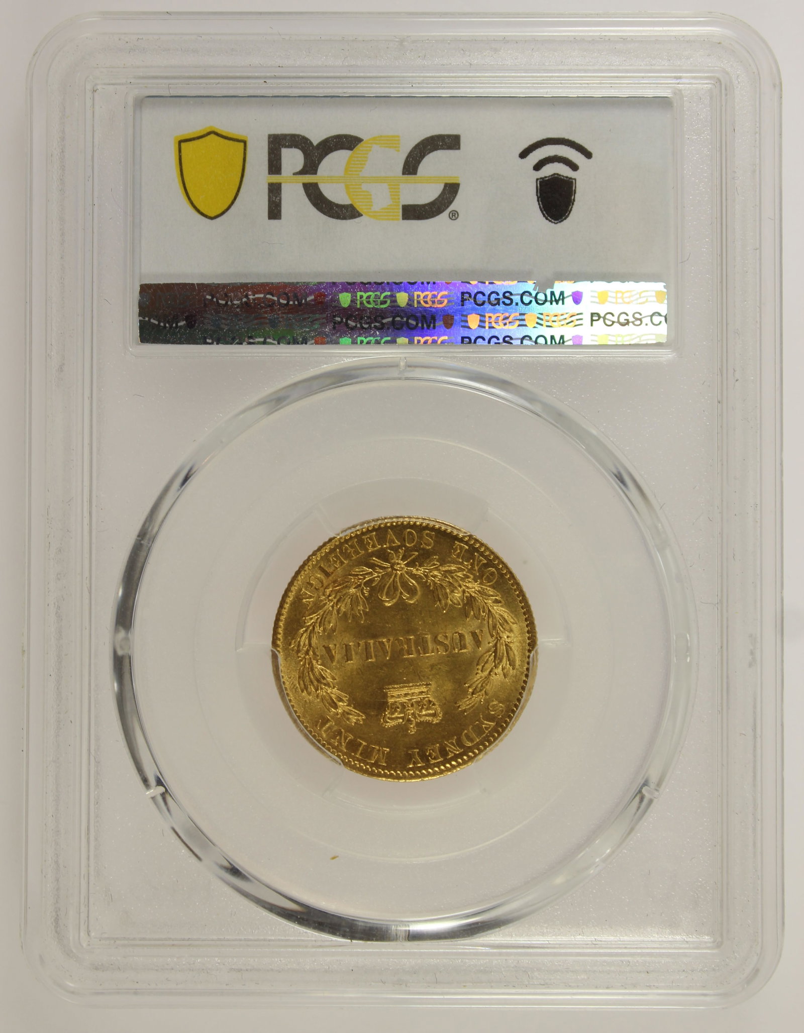 Australia 1868 'Sydney Mint' Sovereign, PCGS MS63 - 2