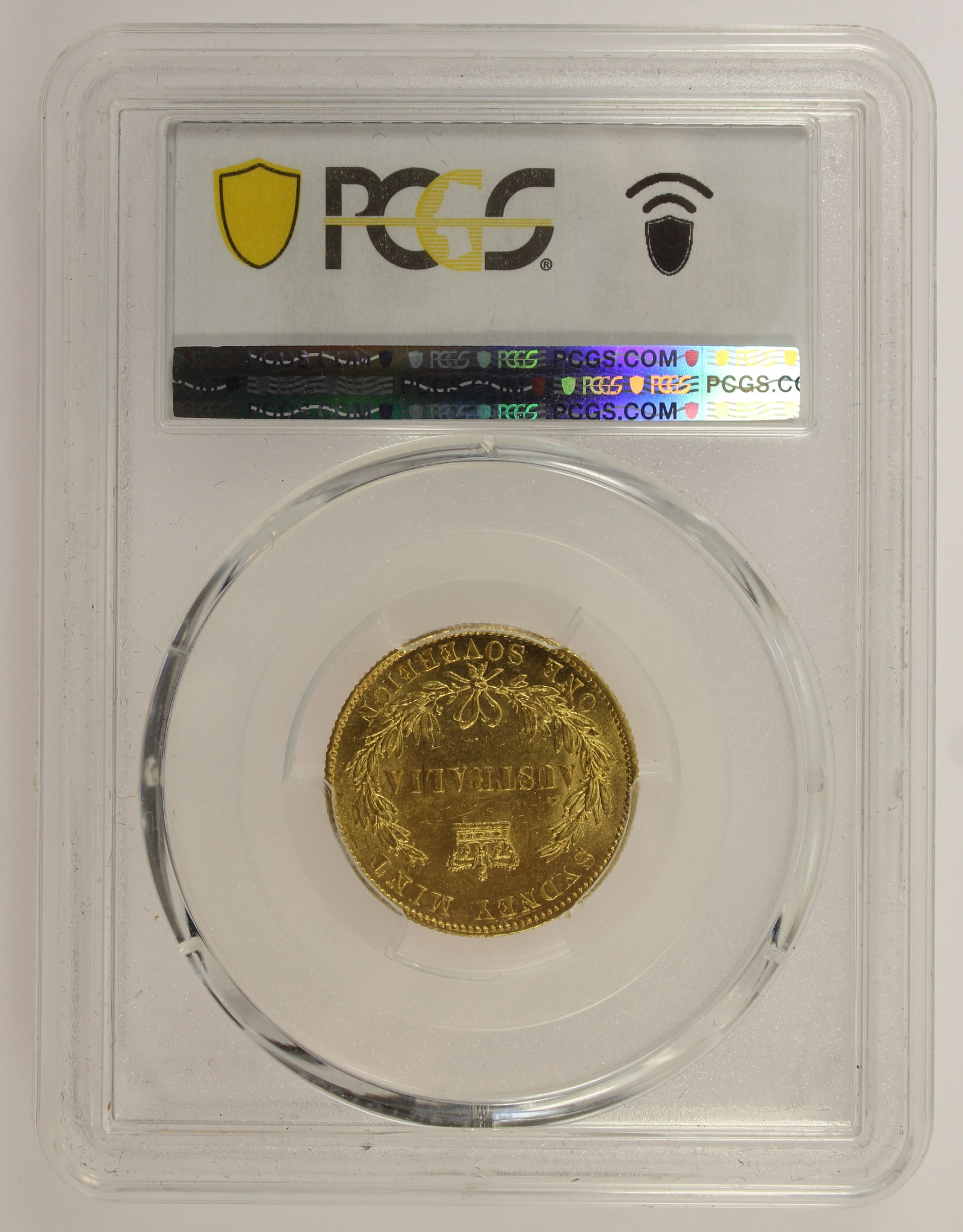 Australia 1867 'Sydney Mint' Sovereign, PCGS MS63 - 2