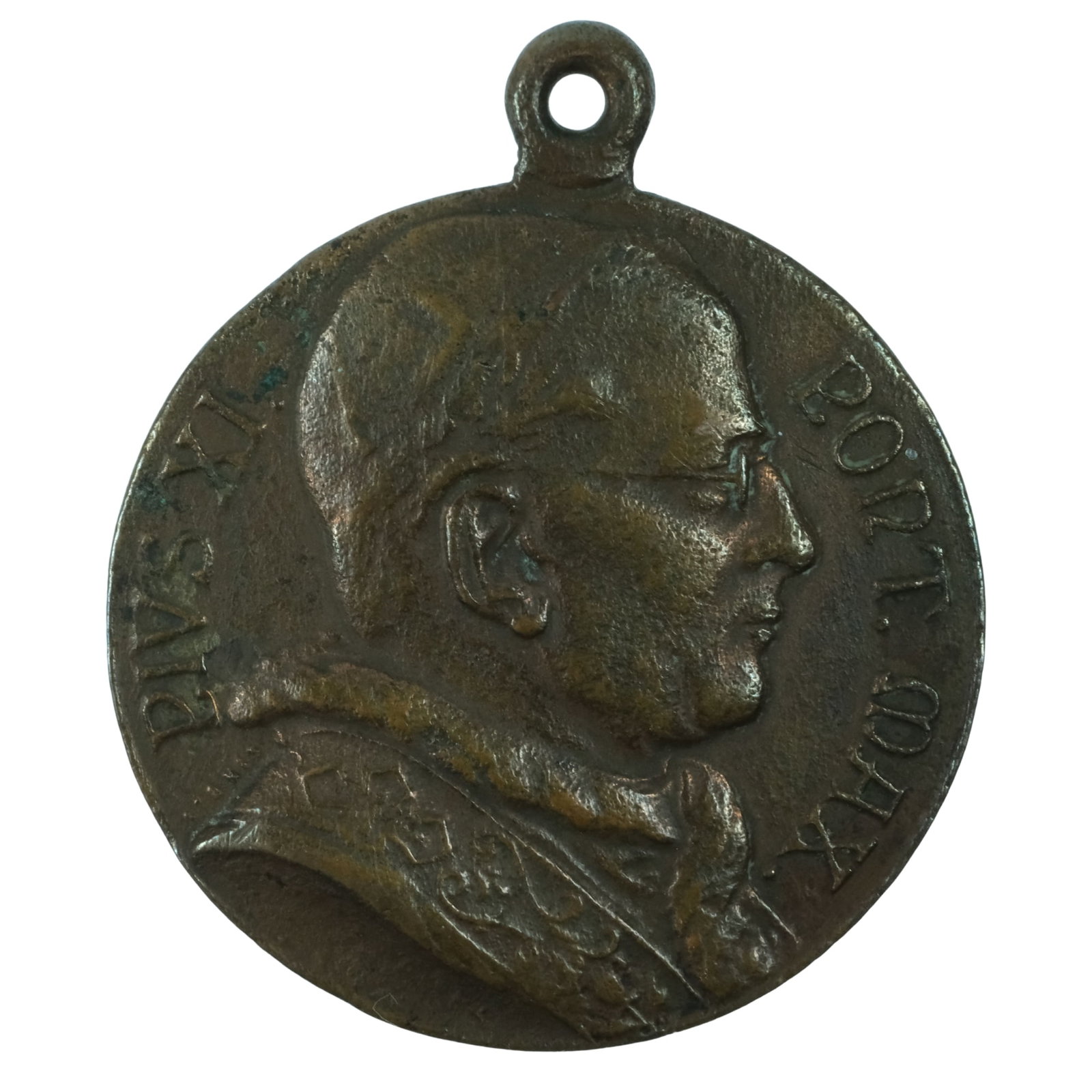 Australia Brisbane 1938 'Cathedral of the Holy Name' Bronze Medalet, Very Fine details (1 of 2)