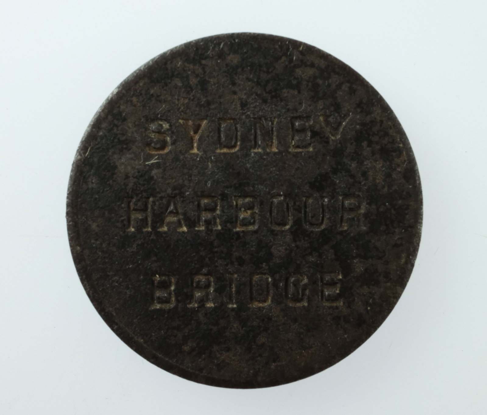 Australia 1932 'Opening of the Sydney Harbour Bridge' Iron Rivet Medalet, virtually Uncirculated - 2