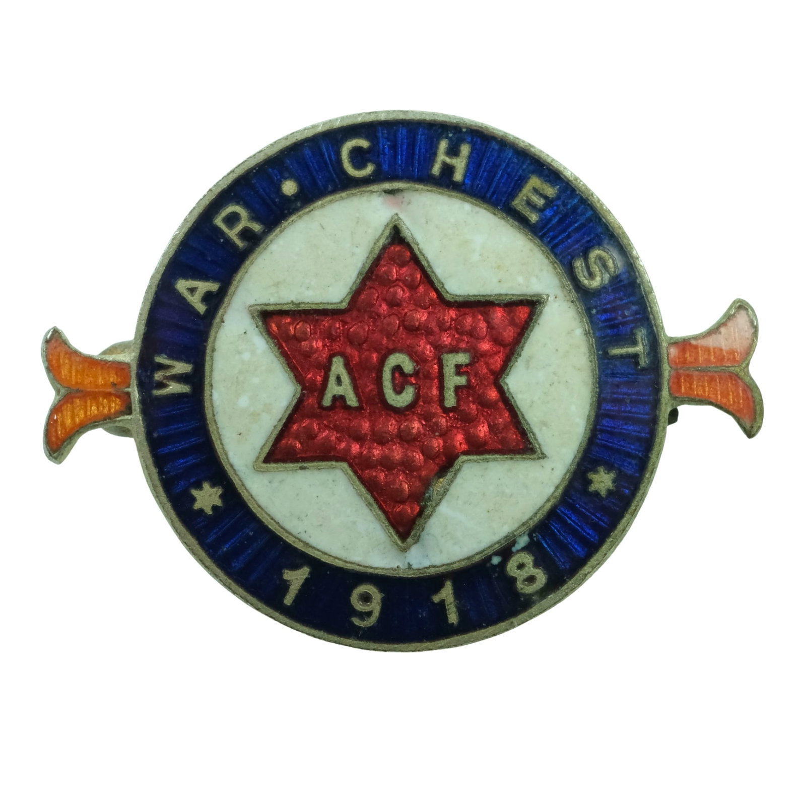 Australia - WWI 1918 ACF War Chest Badge: A(ustralian) C(omforts) F(und) Size 25x20mm Medium Collectables