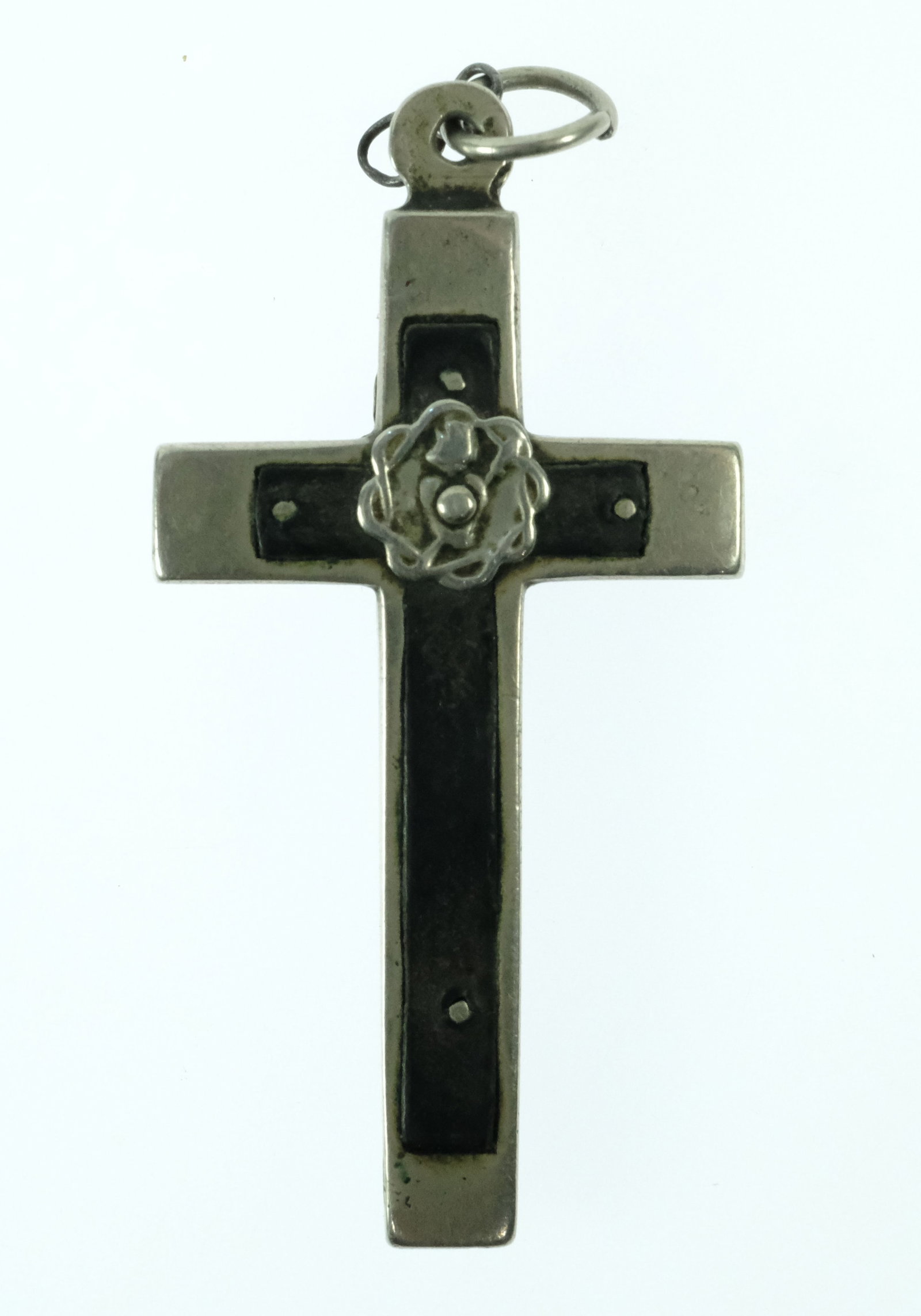 Vintage Metal & Wood Crucifix - 2
