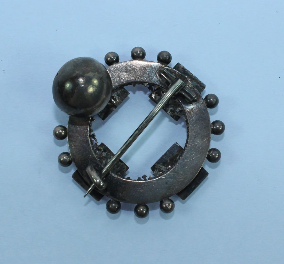 Articulated Sterling (925) Silver Brooch - 2