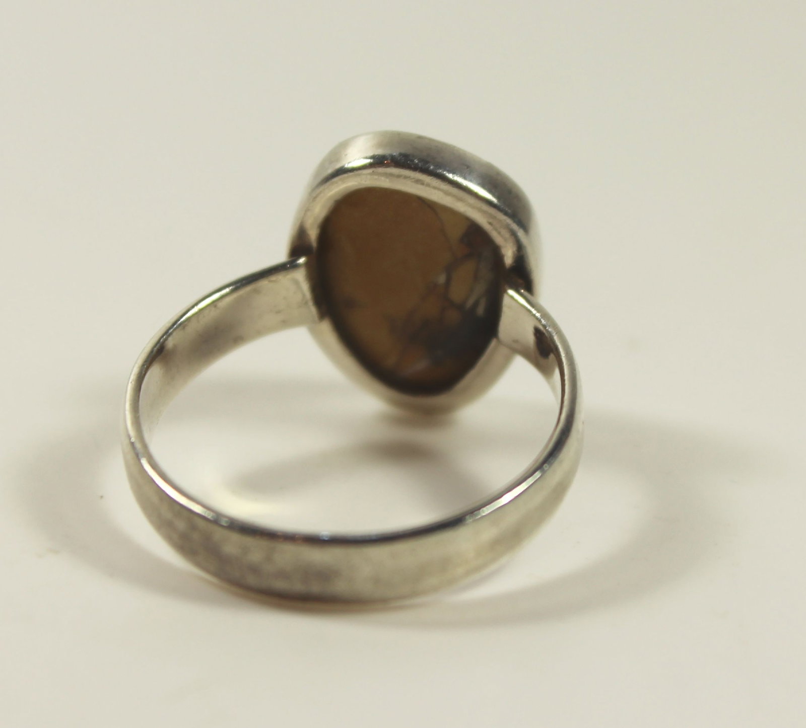 Jasper Ring in Sterling (925) Silver - 2