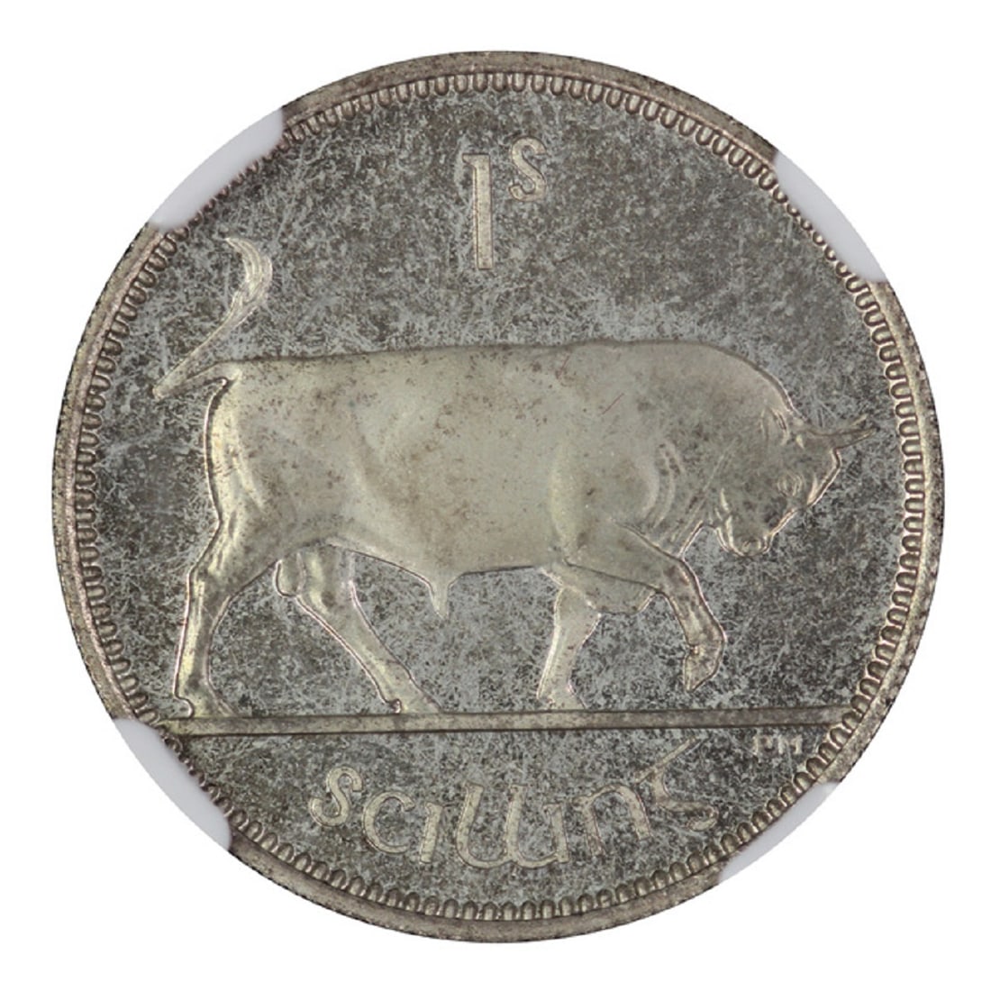Ireland 1939 Proof Shilling, NGC PF66 (2) - Highest third-party grade - 4