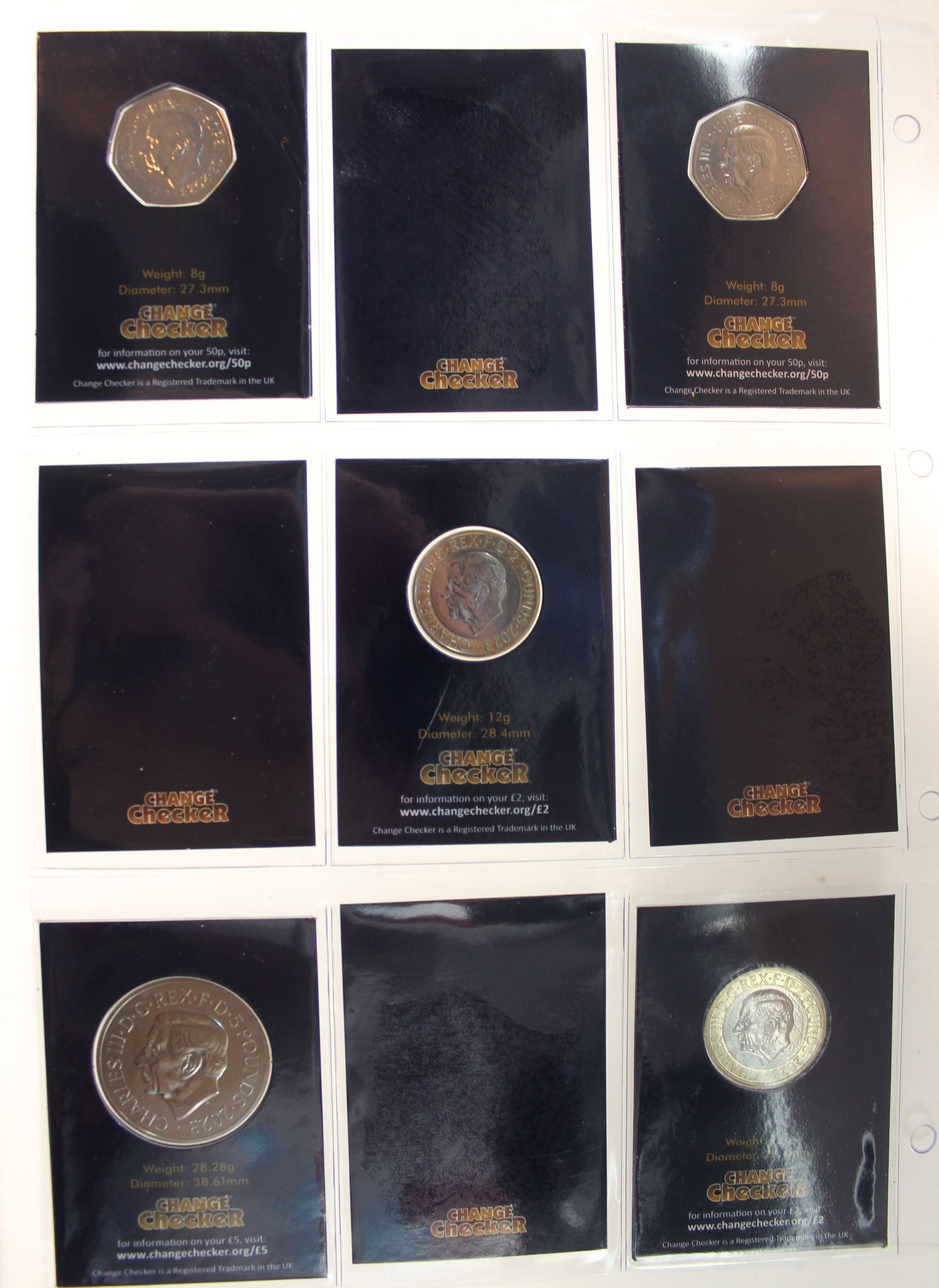 Great Britain 2023 'Change Checker' Commemorative Coin Set (5 Coins), Uncirculated - 2