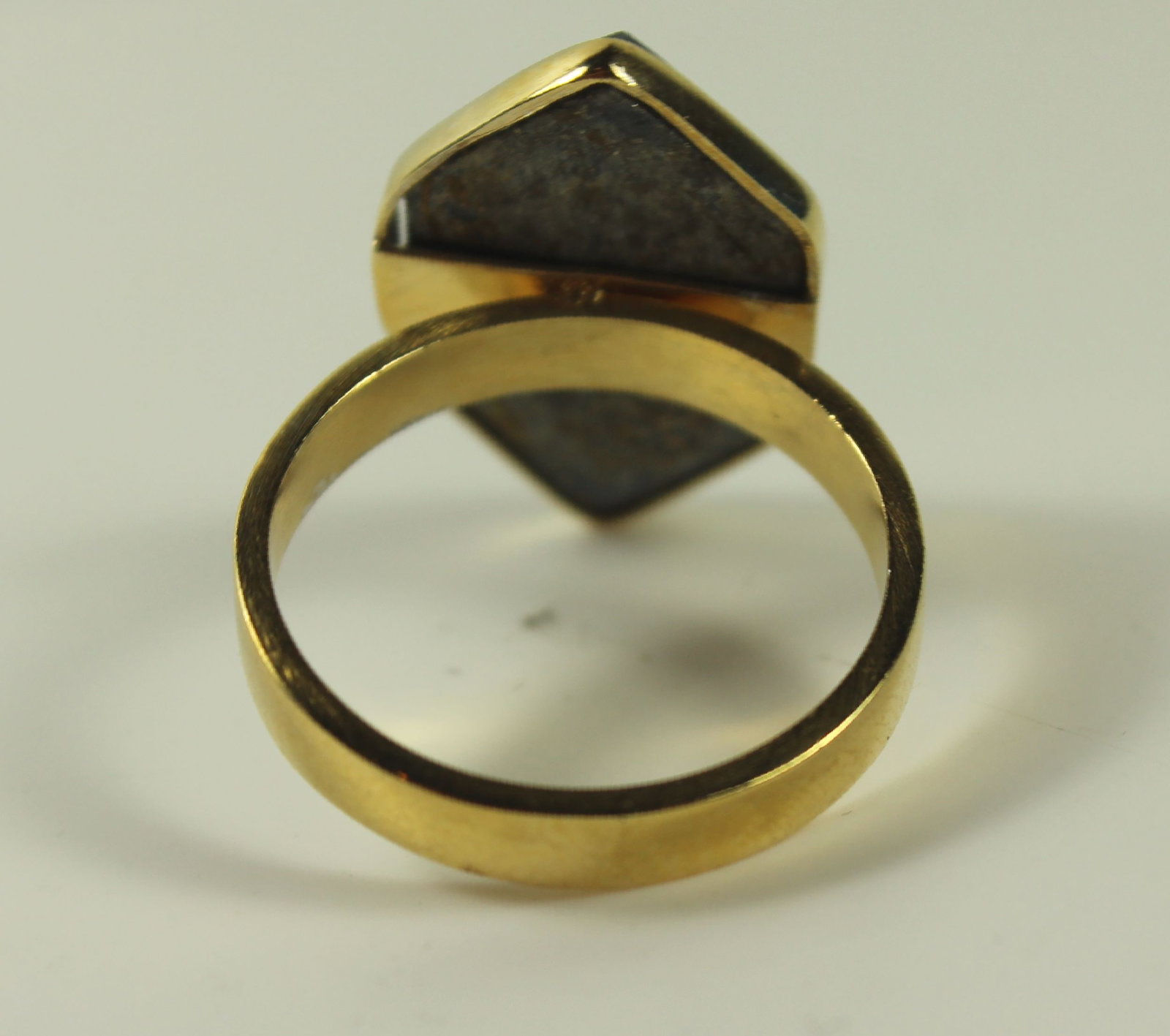 Lapis Lazuli Ring in Gilded Sterling (925) Silver - 3