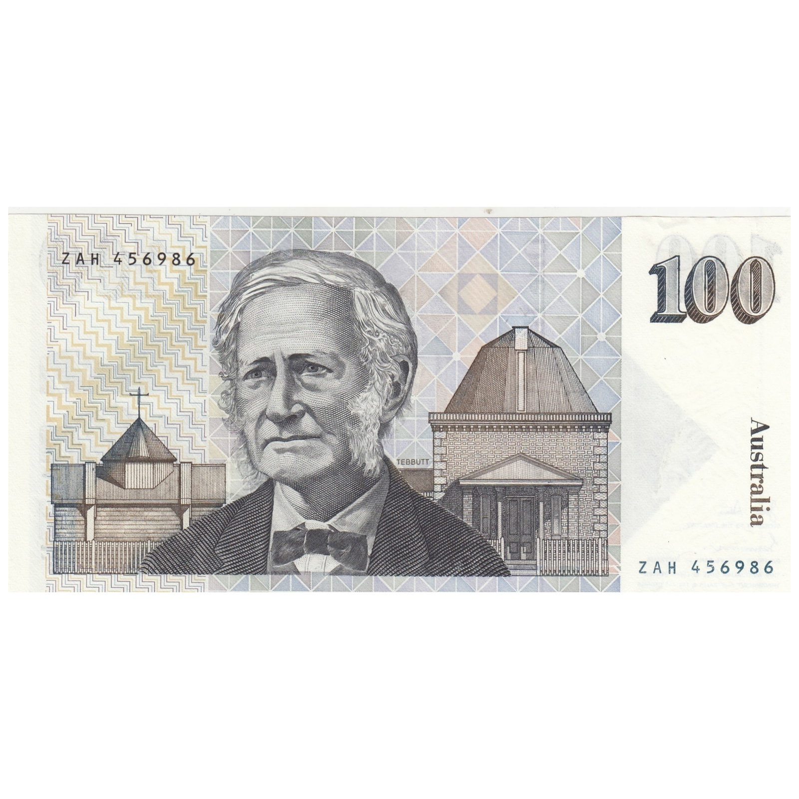Australia 'Johnston - Stone' $100 (1984), Uncirculated OPQ - 2
