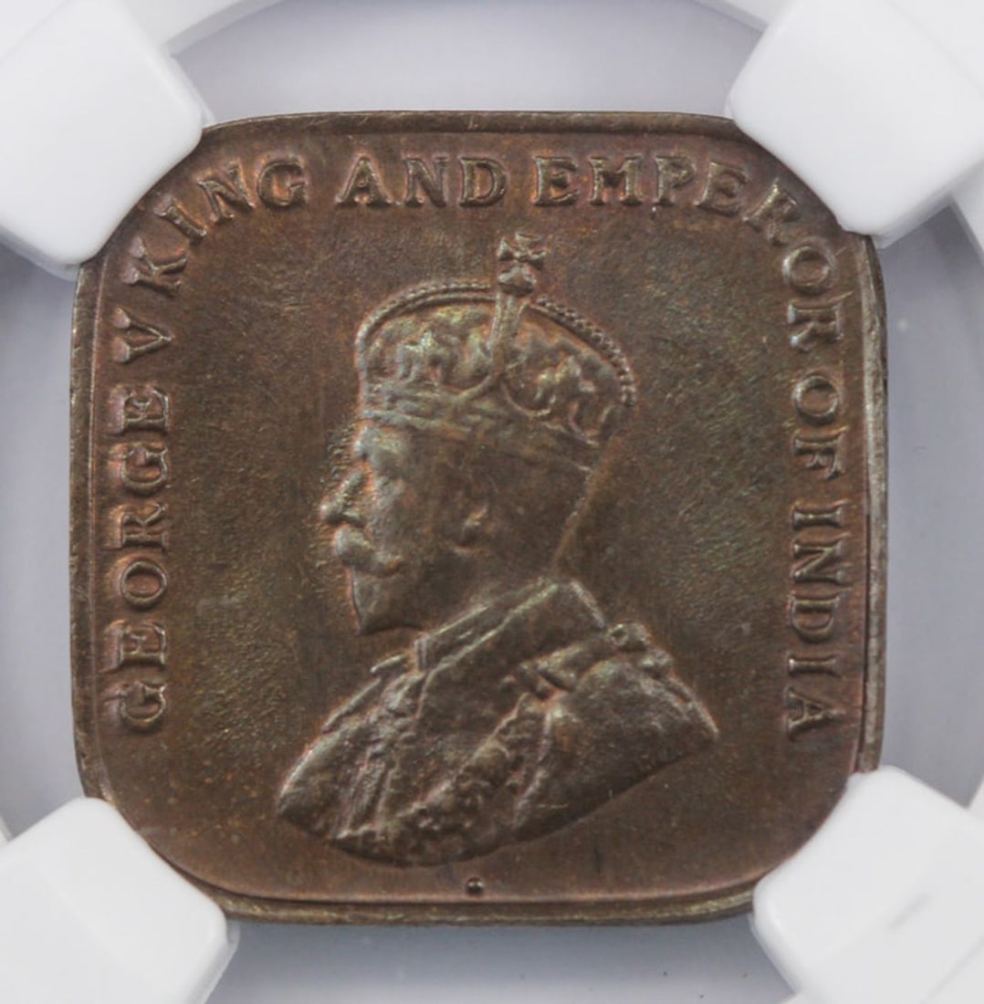 Straits Settlements 1926 1 Cent, NGC MS64 BN - 2