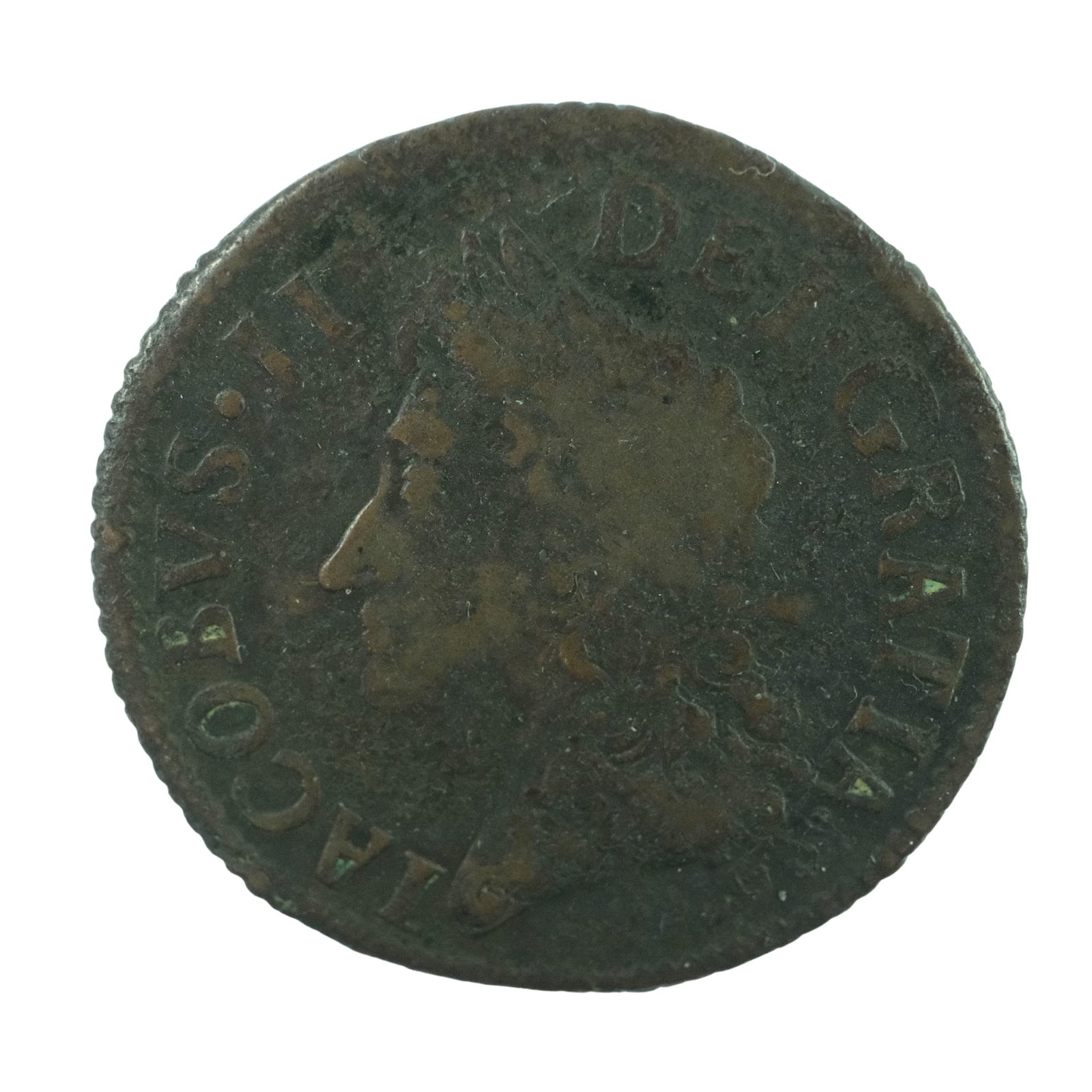 Ireland March 1690 James II 'Gunmoney' Thirty Pence, Very Fine (1 of 2)