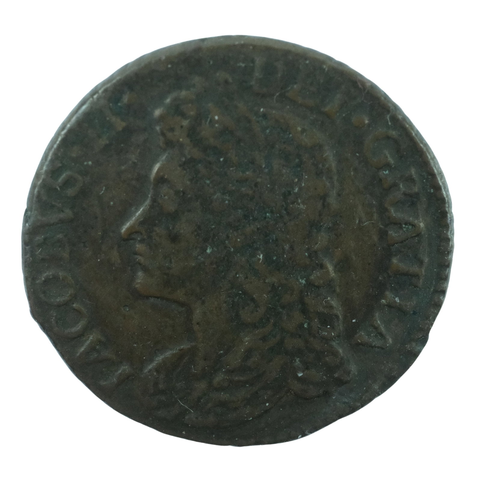 Ireland Feb 1689 James II 'Gunmoney' Sixpence, Very Fine (1 of 2)