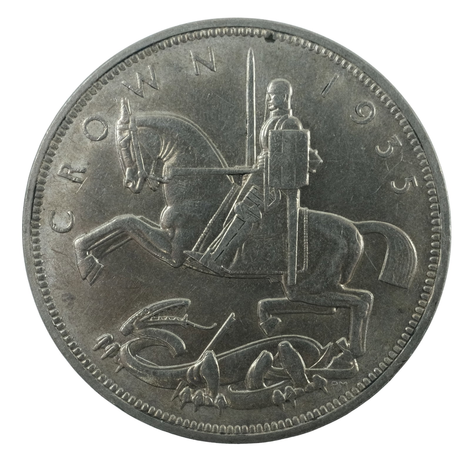 Great Britain 1935 'Jubilee' Silver (500) Crown, Extremely Fine: George V Medium Great Britain