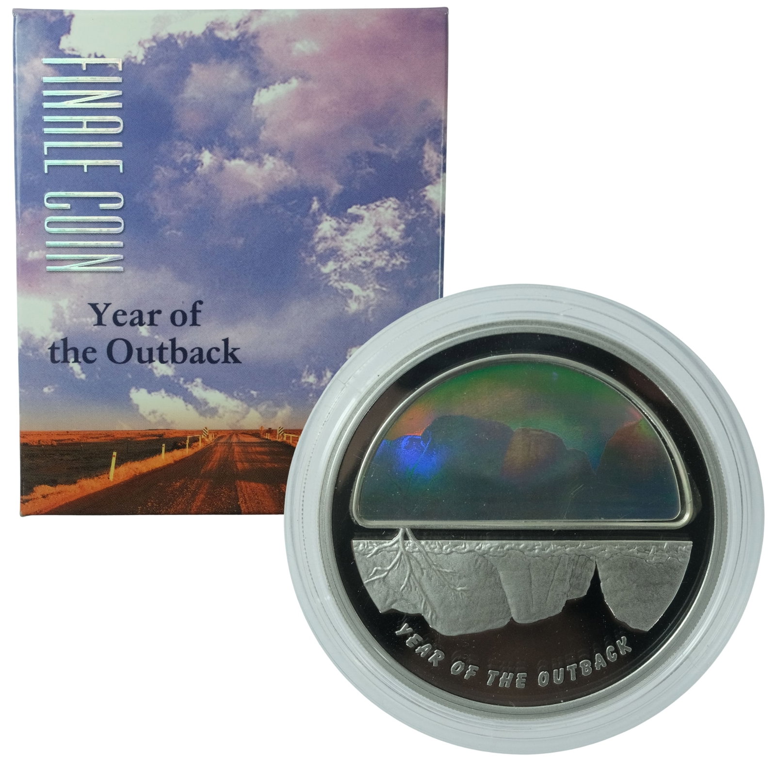 Australia 2012 'Finale' Holographic Proof Silver (999) $5, FDC: Cert #3527 Size ASW 1.16 Troy oz Medium Modern Coins