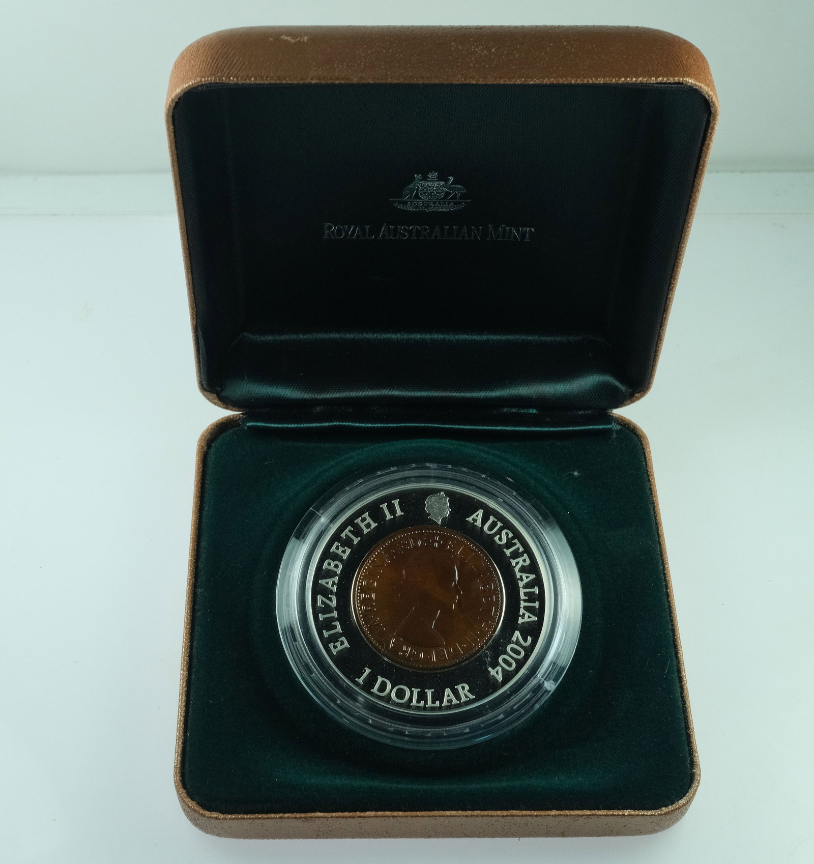 Australia 2004 'Last Penny 40th Anniv' Coloured Silver Proof $1, FDC - 3