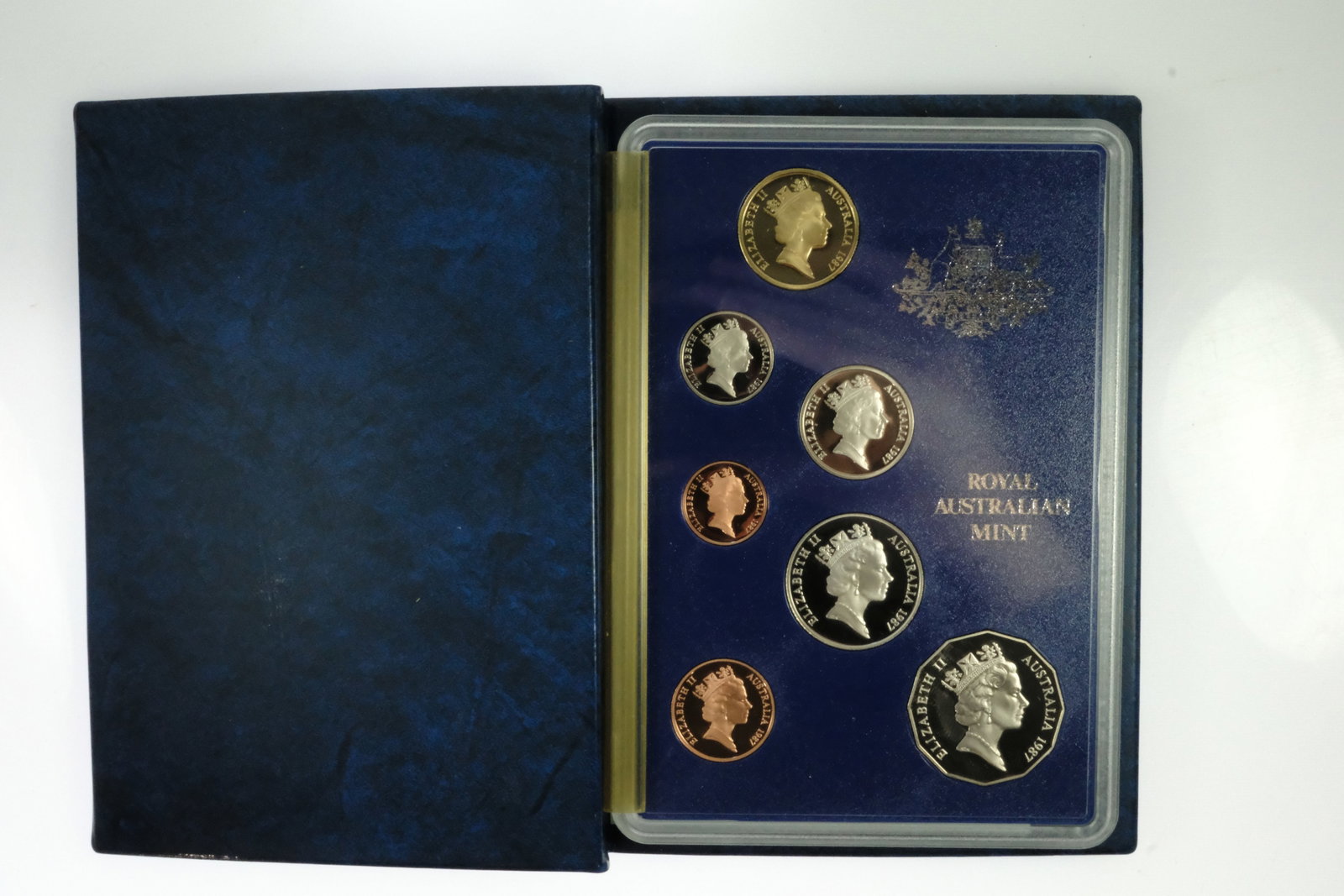Australia 1987 Proof Set, FDC (Set of 7 coins) - 2