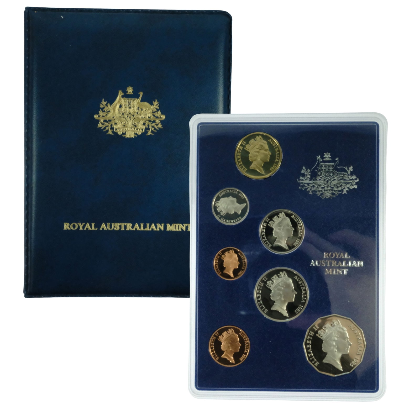 Australia 1985 Proof Set, FDC (Set of 7 coins) (1 of 6)