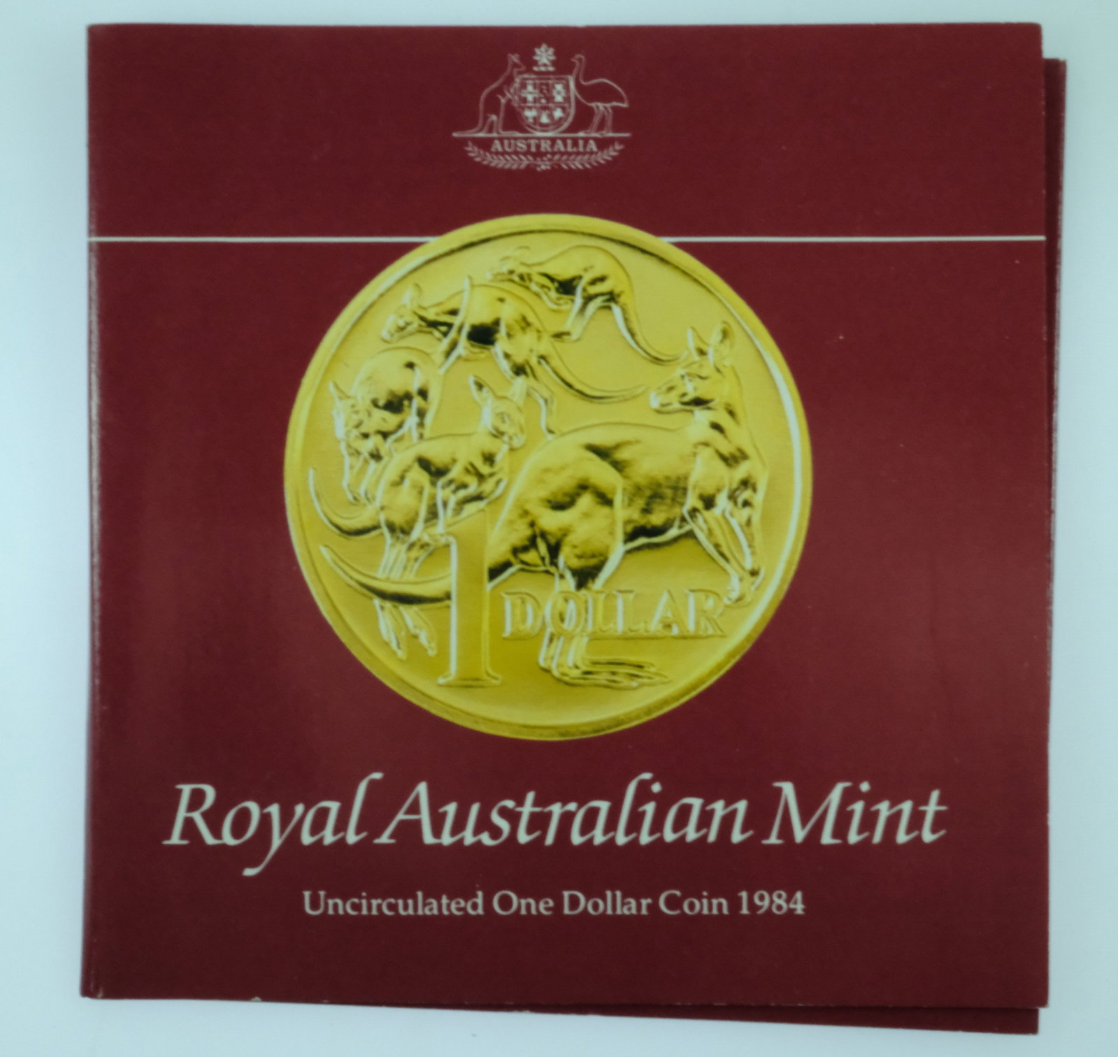 Australia 1984 $1 Proof & Uncirculated Al-Br Coins (2 items) - 6
