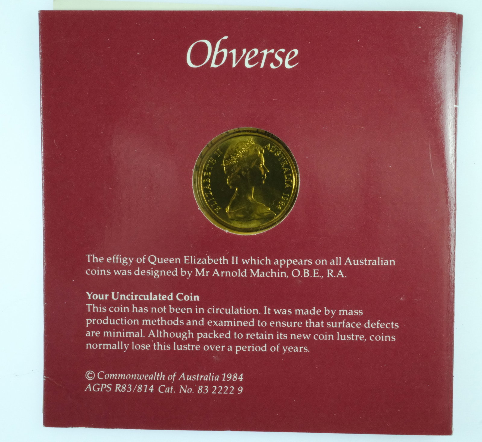Australia 1984 $1 Proof & Uncirculated Al-Br Coins (2 items) - 8