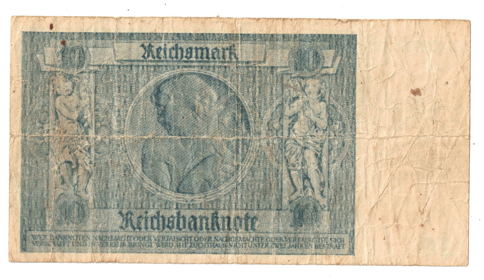 Graz, Linz & Salzburg Austria 'Emergency' 10 Mark (1945), Fine - Scarce - 2