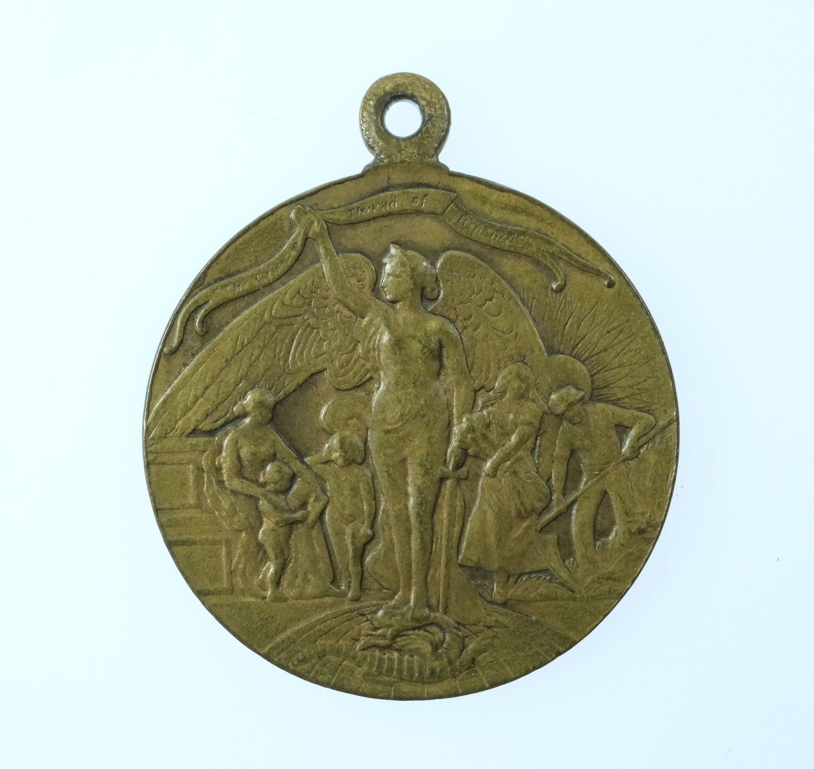 Australia 1919 'To Commemorate World Peace' Bronze Medalet, Extremely Fine - 2