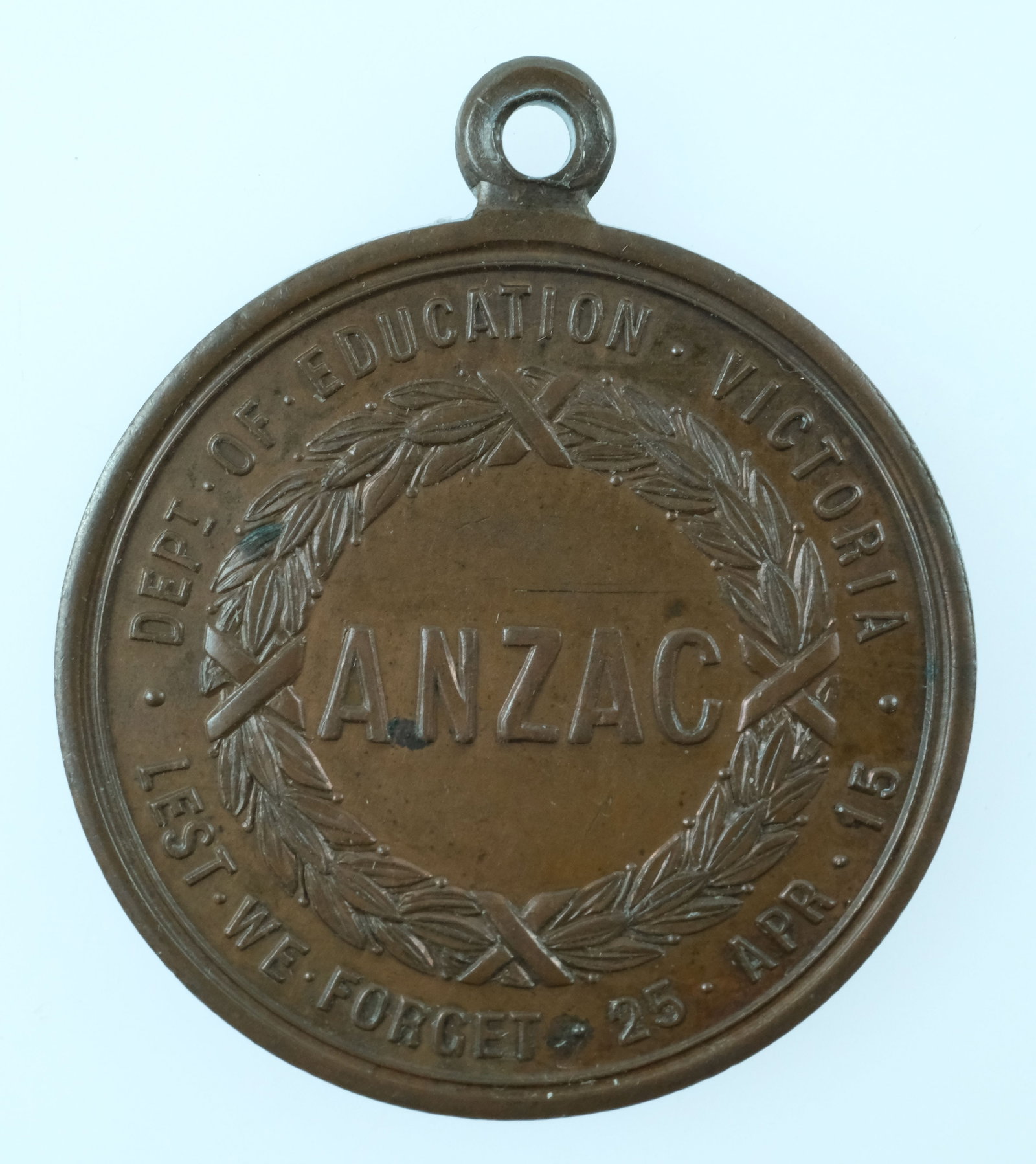 Australia 1916 'ANZAC - Lest We Forget' Copper Medalet, Choice Uncirculated - 2