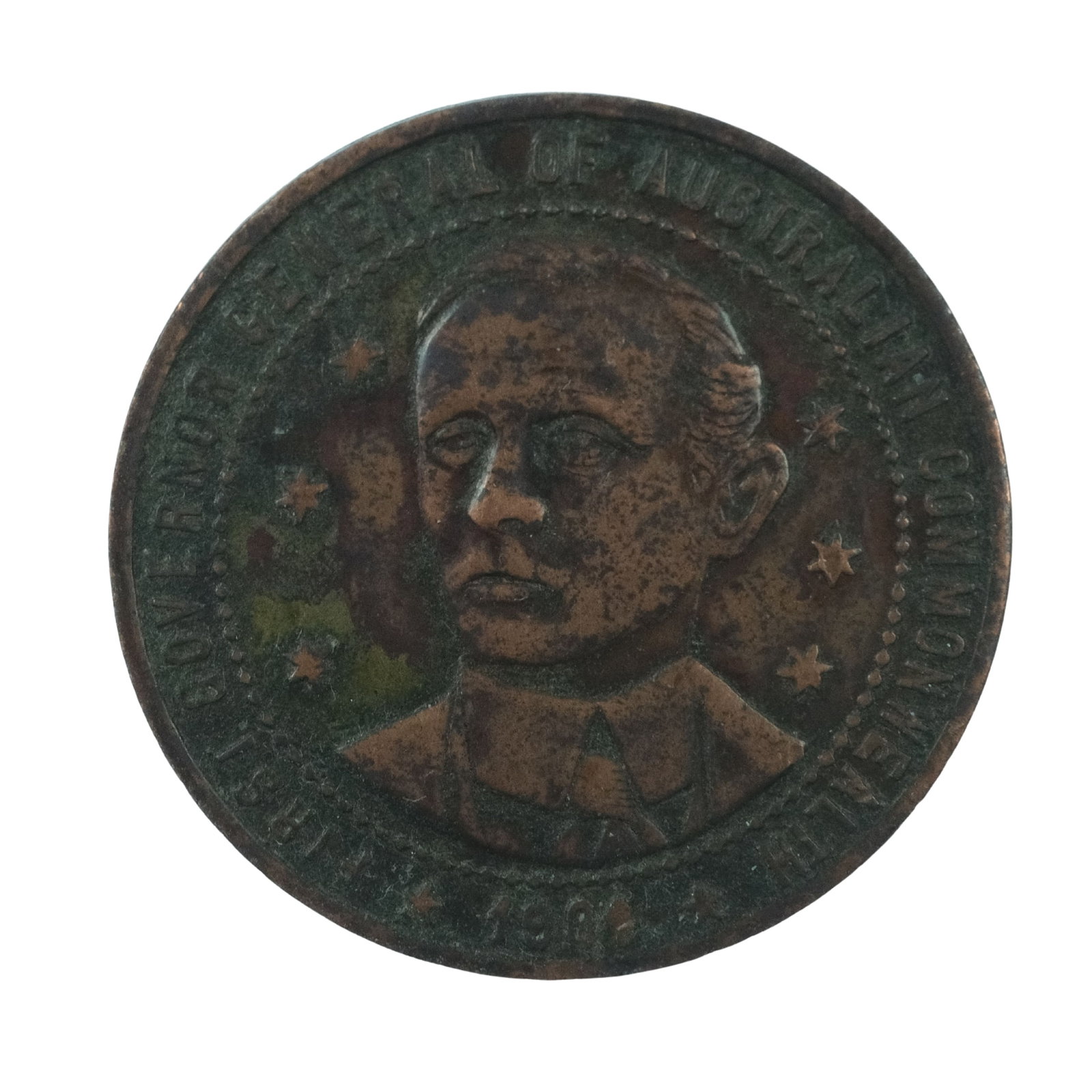 Australia 1901 'Cooks Bakery Paddington Sydney' Medalet, Very Fine: Carlisle# 1901/17. Scarce and catalogues at $250 in better condition. Size Diameter 24mm Medium Collectables