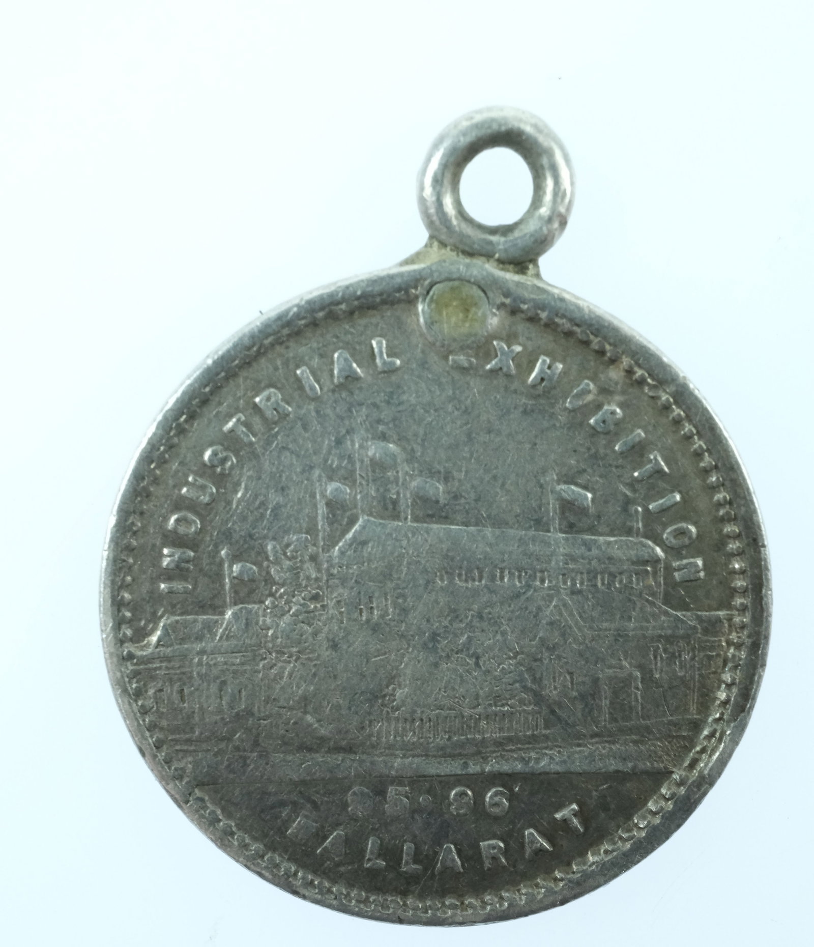 Australia 1895 - 6 Ballarat 'Industrial Exhibition' Silver Medalet, good Fine - 2