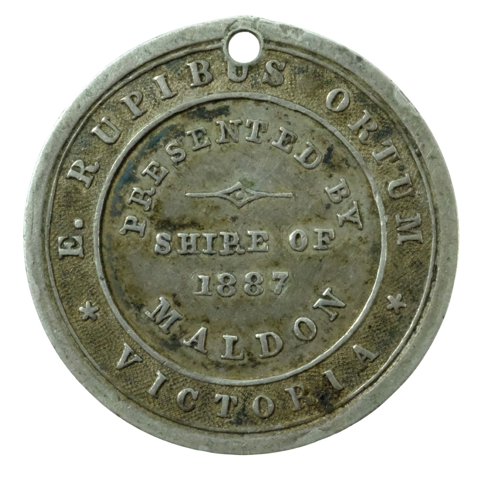 Australia 1887 Maldon 'Victoria's Jubilee' Silver Medalet, good Very Fine: Carlisle# 1887/47 Size Diameter 20mm Medium Collectables