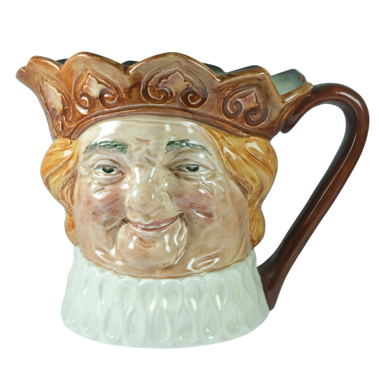 Royal Doulton 'Old King Cole' Character Toby Jug: . Size Stands 14cm Medium Art & Antiques