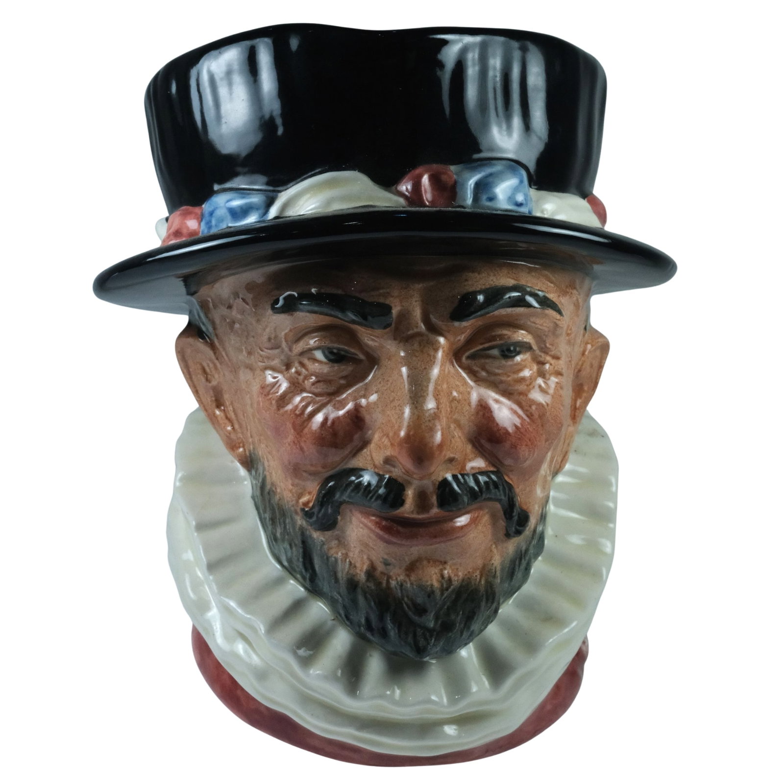 Royal Doulton 'Beefeater' Character Toby Jug: . Size Stands 16.2cm Medium Art & Antiques