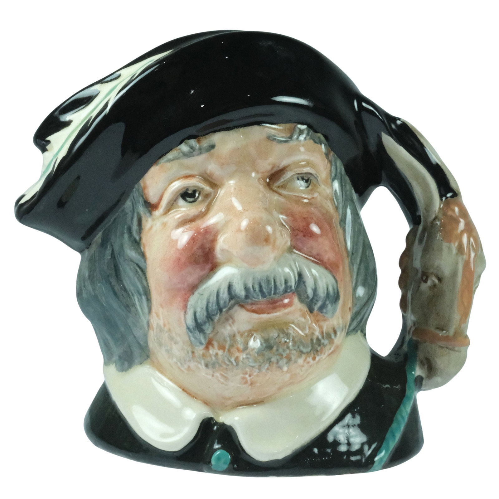 Royal Doulton 'Sancho Panza' (Servant to Don Quixote) Character Toby Jug: . Size Stands 11cm Medium Art & Antiques
