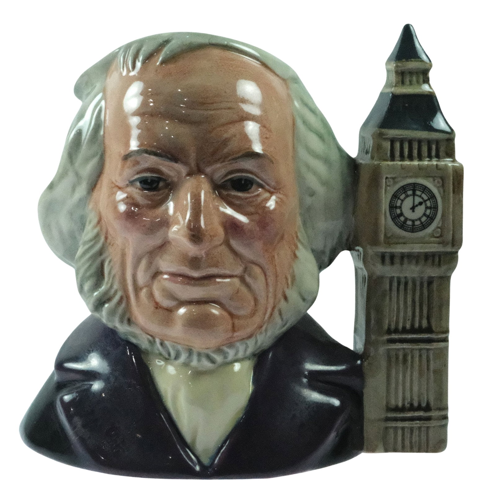 Royal Doulton 'John Doulton' Character Toby Jug: . Size Stands 11.8cm Medium Art & Antiques