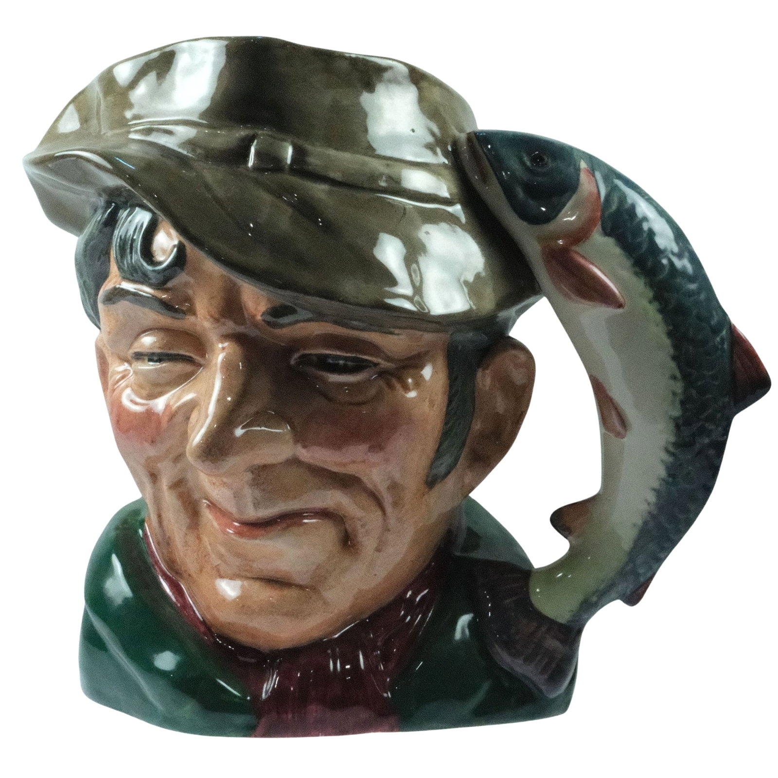 Royal Doulton 'The Poacher' Character Toby Jug: . Size Stands 17.5cm Medium Art & Antiques