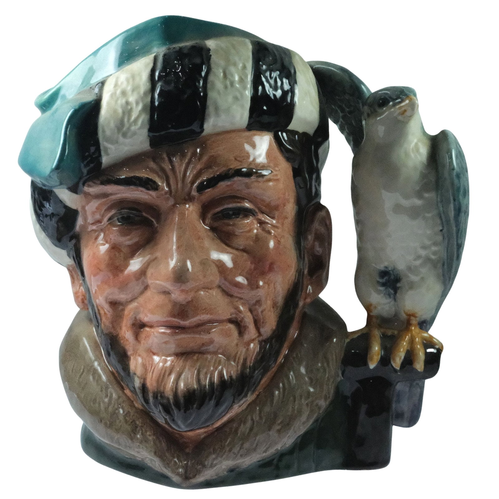 Royal Doulton 'The Falconer' Character Toby Jug: . Size Stands 19cm Medium Art & Antiques