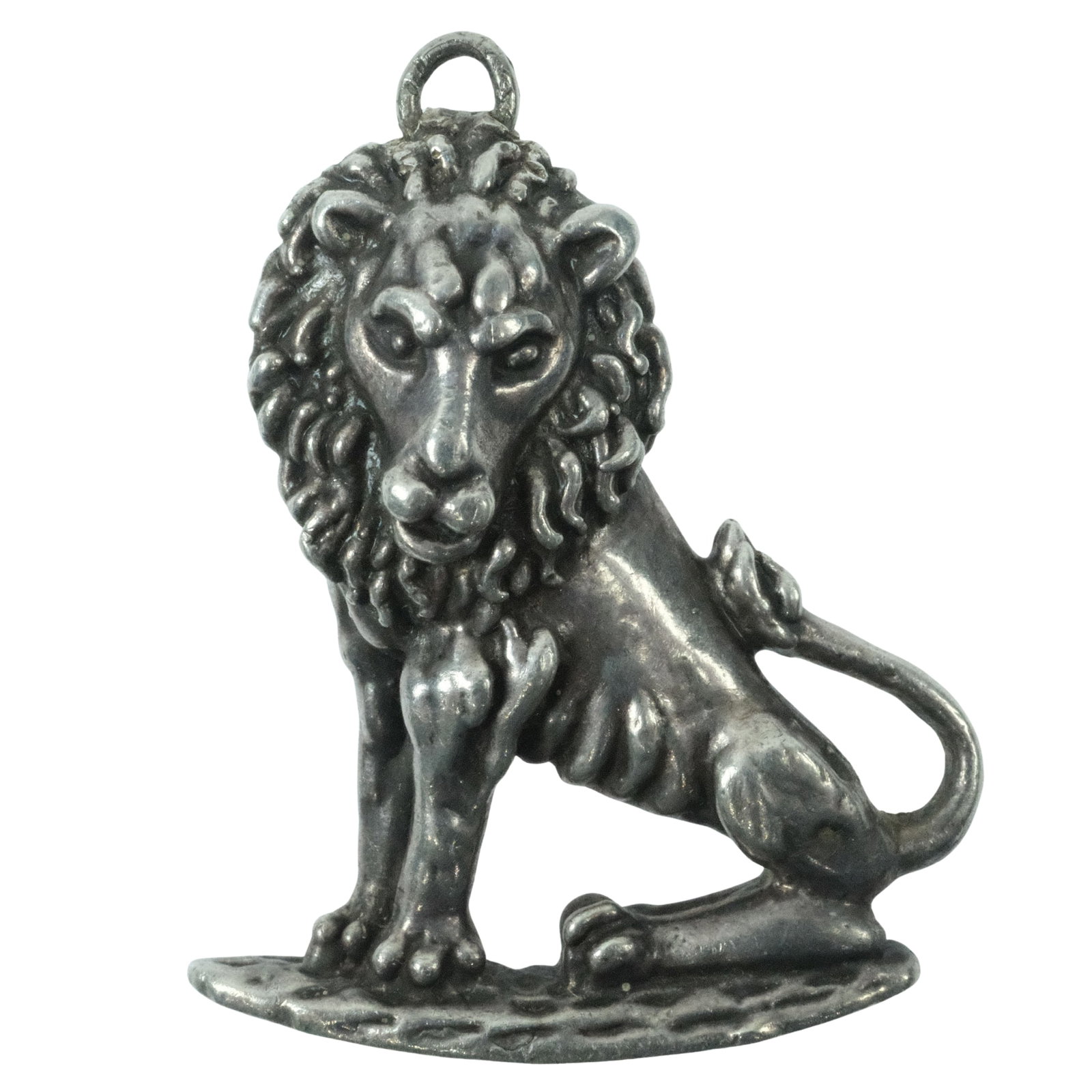 Vintage Lion Pendant in Sterling (925) Silver (1 of 2)