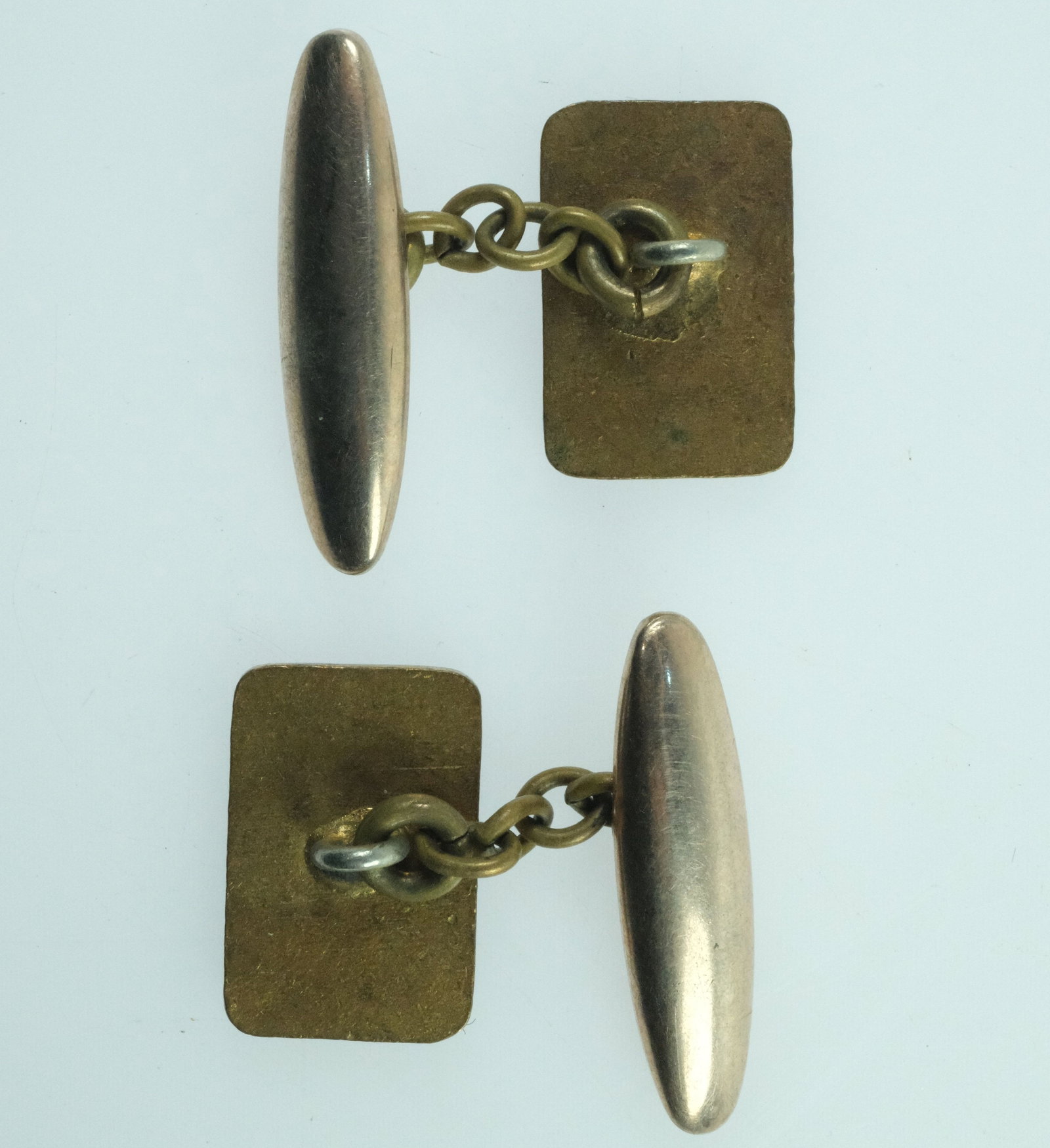 Gold-plate and Enamel Cufflinks celebrating the aborted May 1937 Coronation of Edward VIII - 2