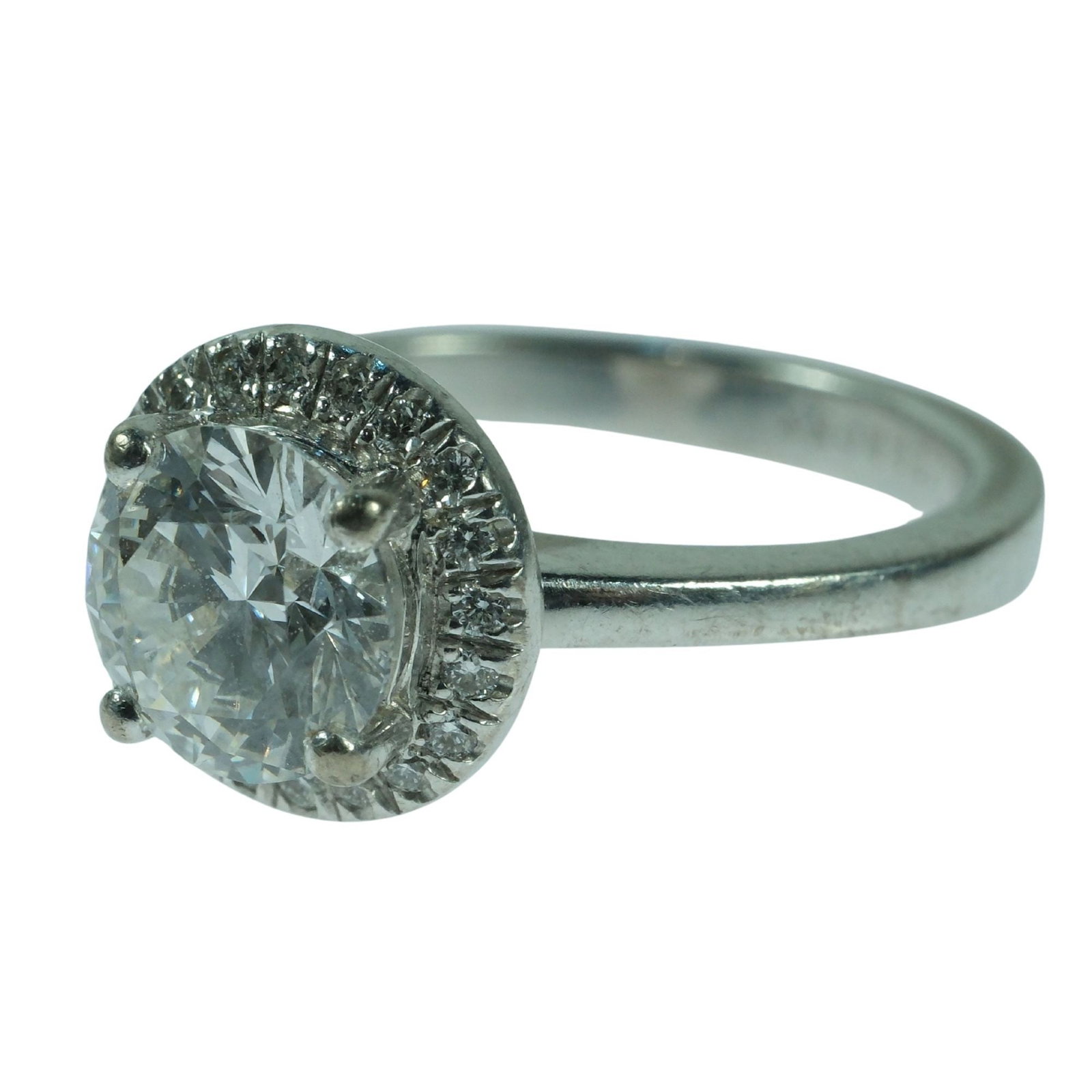 Bespoke One Carat Wedding Ring in 18ct White Gold: Made by Cerrone Jewellers (Sydney) and comes with 2015 Valuation of $23,150. The major Stone is 1.01 Carat Round Brilliant Cut, Colour D, SI1. Size Sizes I 1/2, Combined weight 7.17gms Medium Jewelry