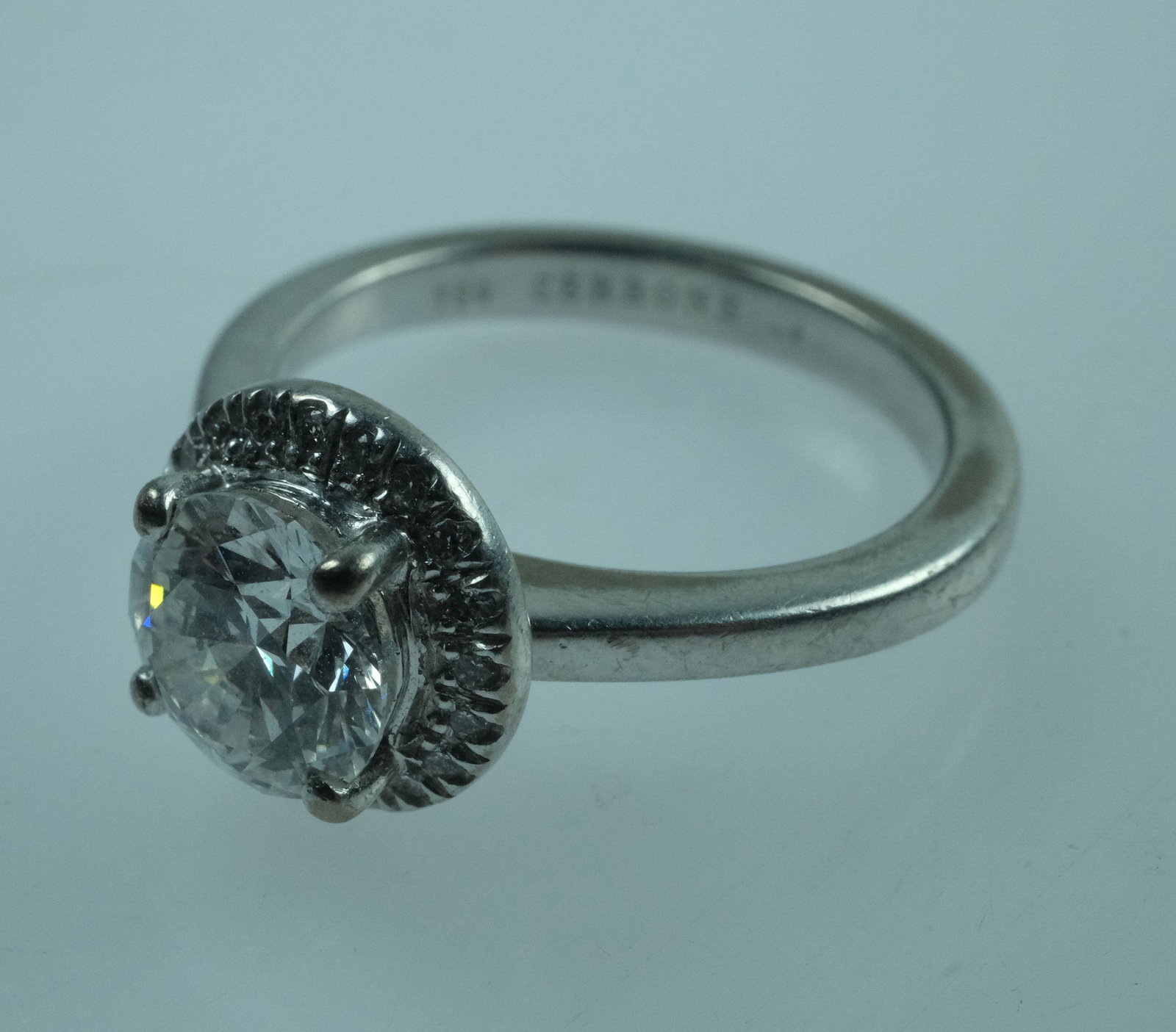 Bespoke One Carat Wedding Ring in 18ct White Gold - 5